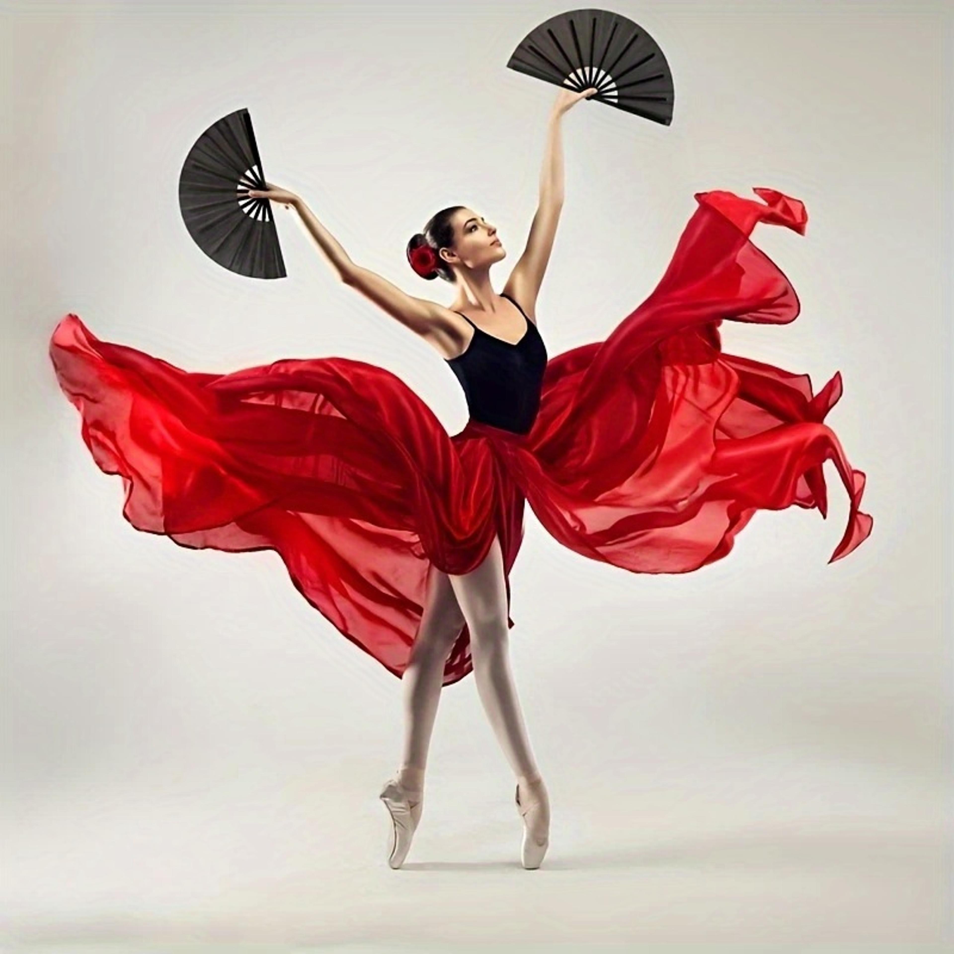 Folding Fans Traditional Hand Fan For Martial Arts Dance Practice 1