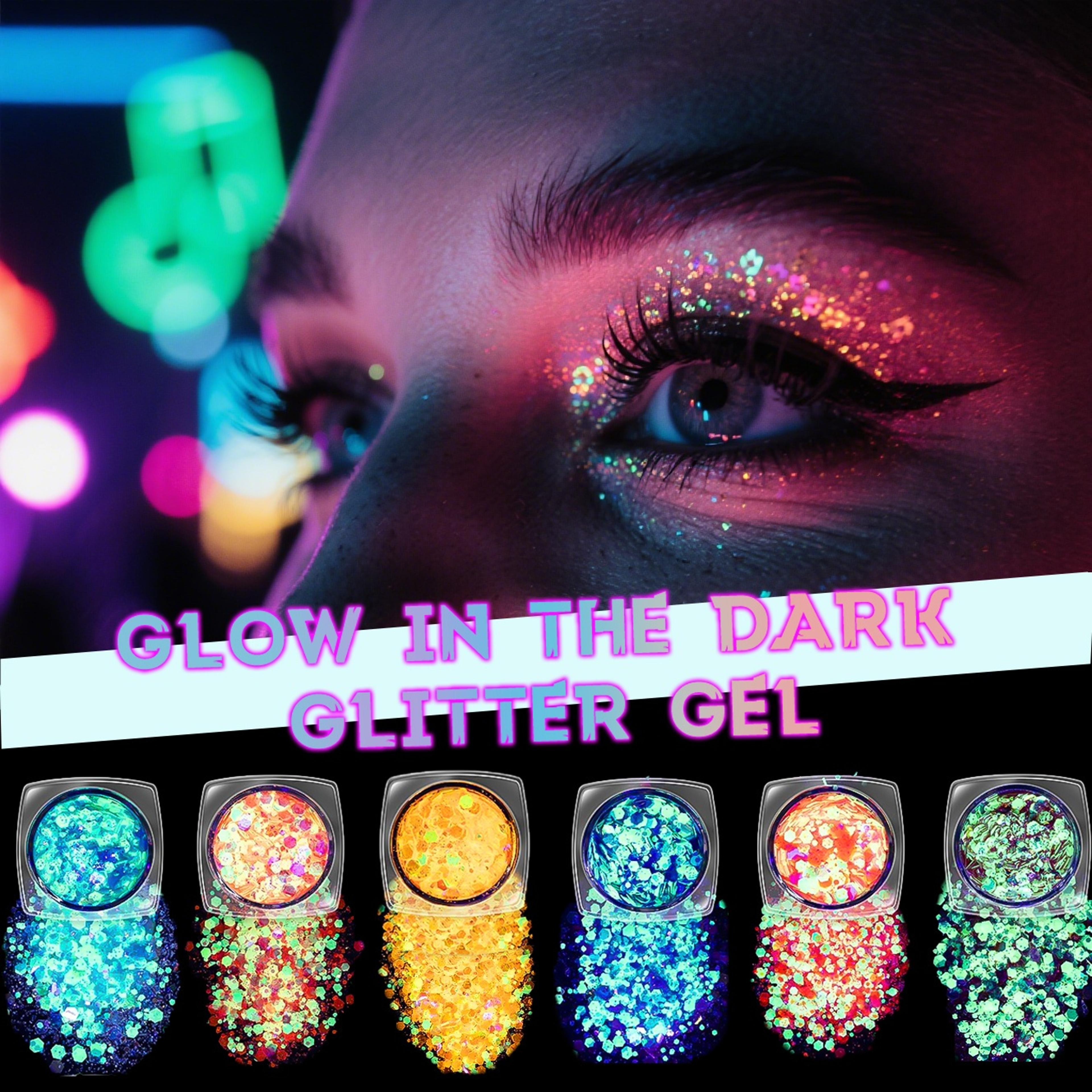 Chunky Glitter Gel WaterBased For Mardi Gras Christmas Festival 3