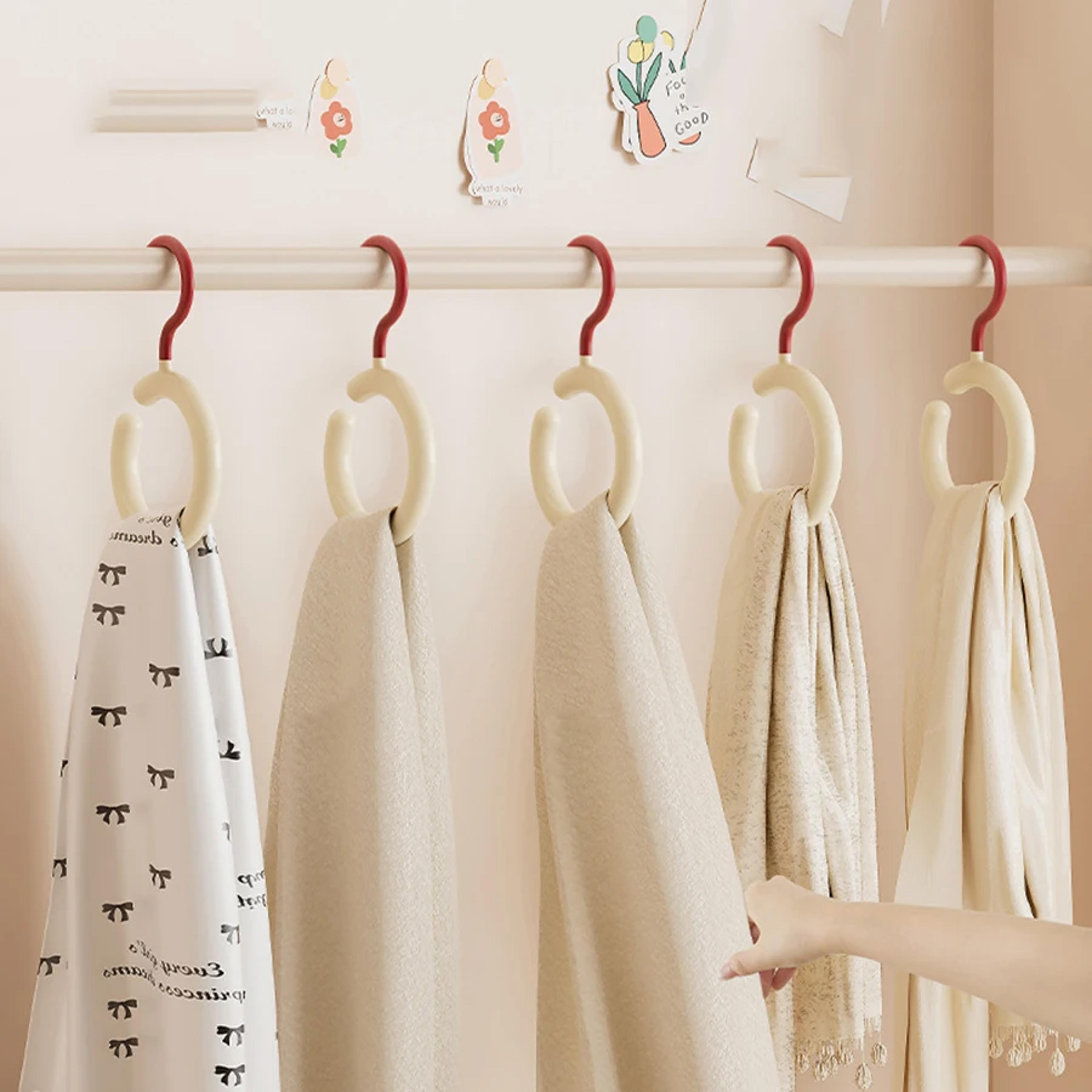 Rotatable Scarf Display Rack Dopamine Hook Hanger Hat And Bag Storage 4