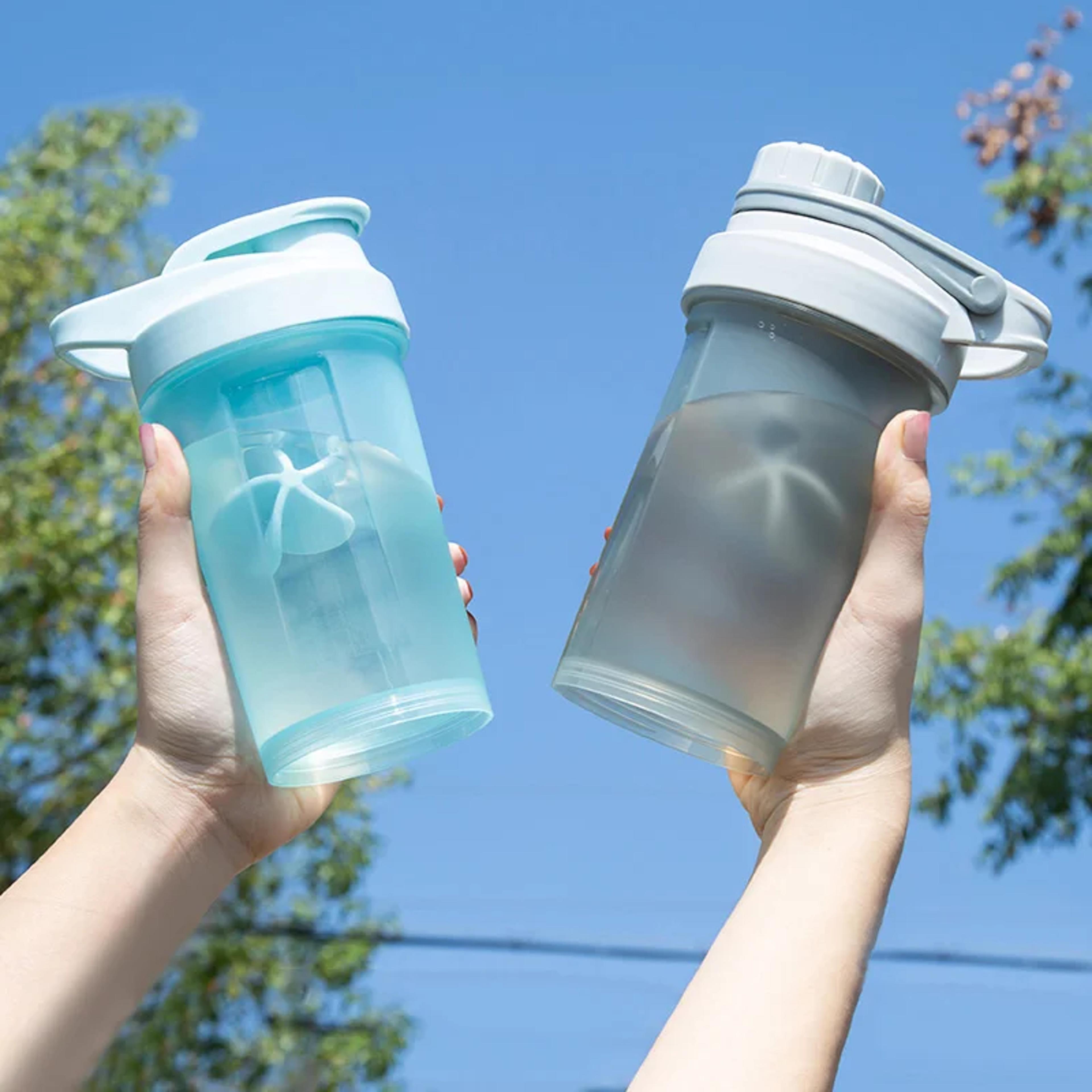 Milkshake Cup Sports Plastic Water Cup Shake Cup Fitness Bottle Protein Powder Cup 1