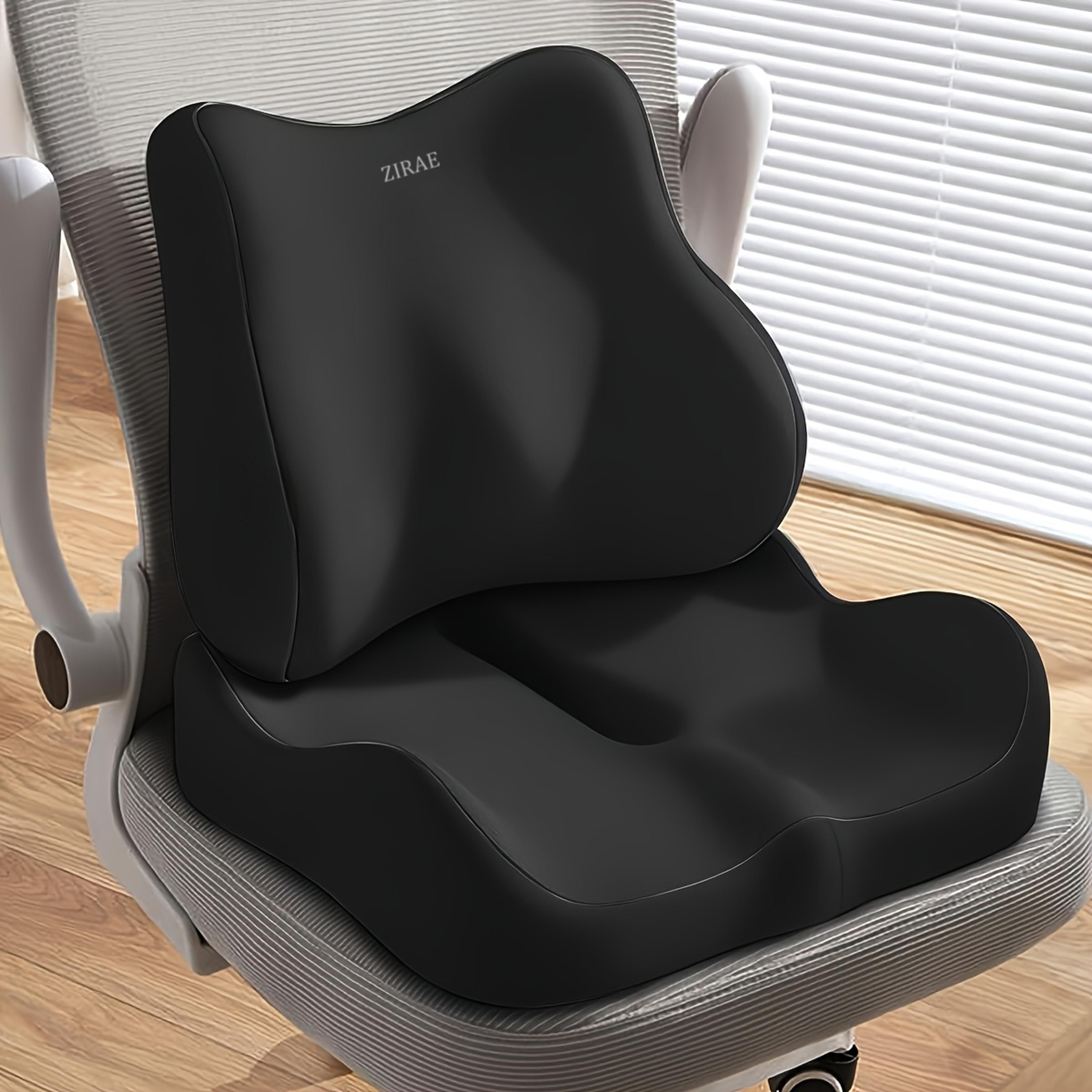 Seat Cushion With Ergonomically Designed Memory Sponge Pad For Office Chairs And Wheelchairs 0