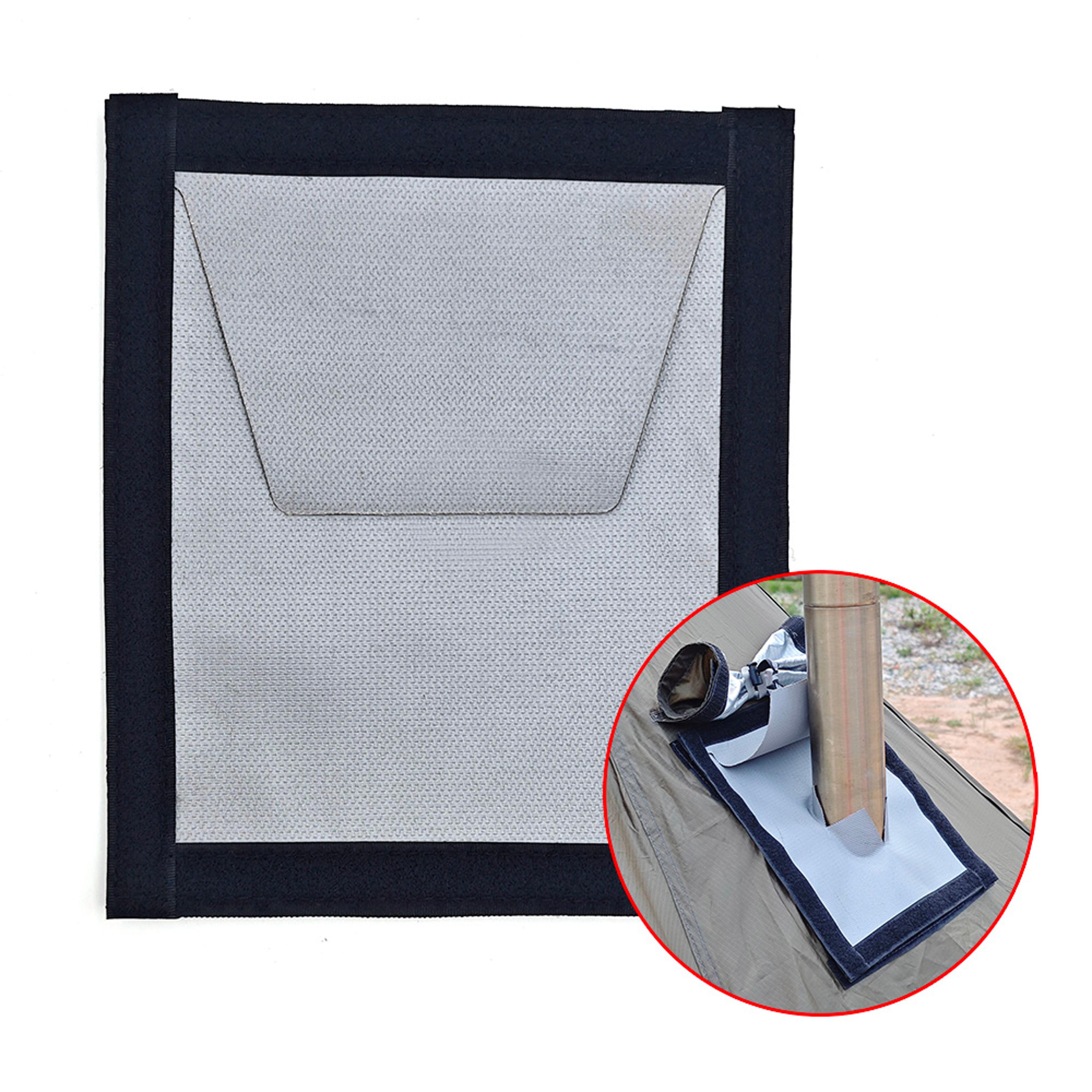 Fire Stove Pipe Vent Protect Ring Hot Tent Stove Jack AntiScald Winter Camping Teepee Tipi Accessor 6