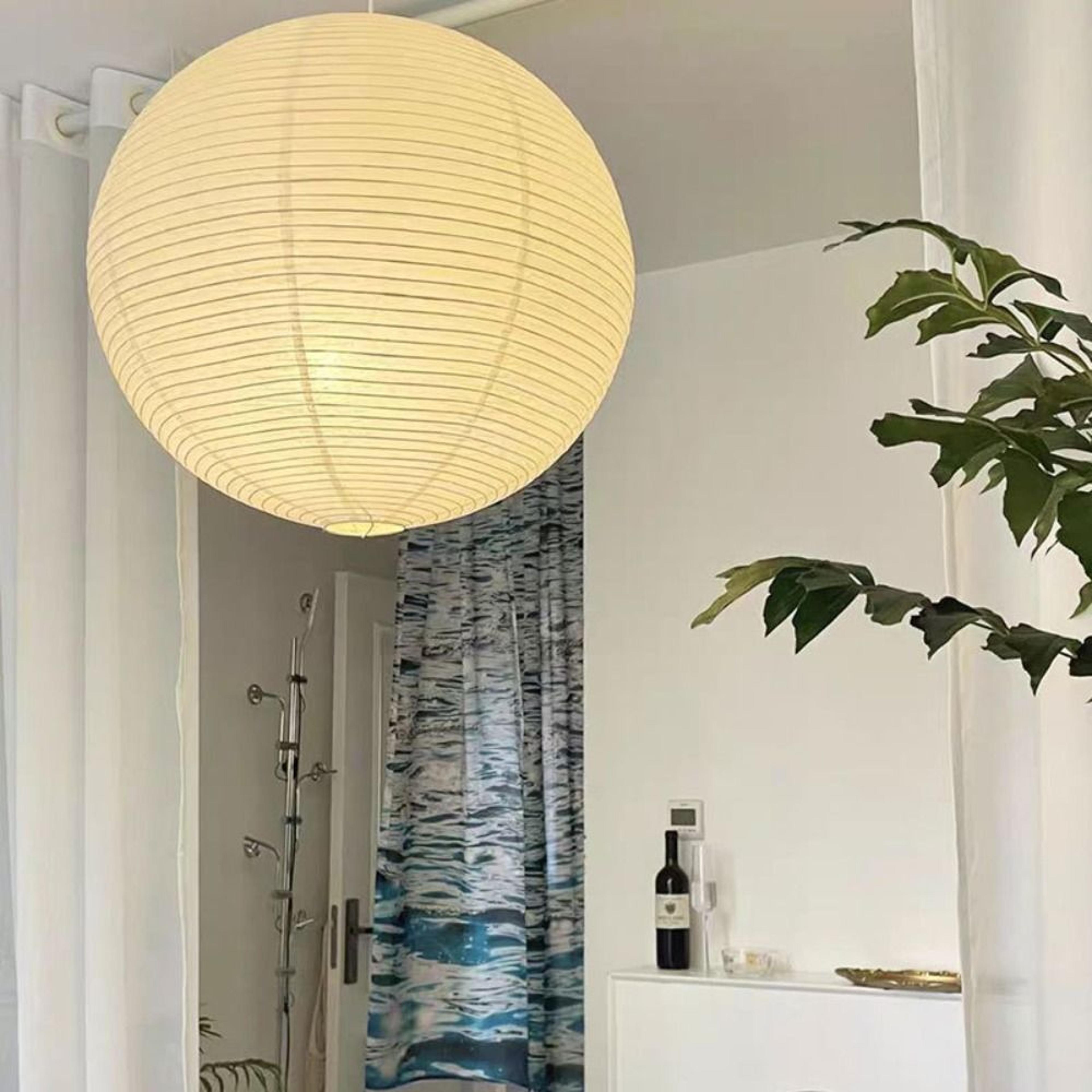 Classic Modern Pendant Light Cover Hanging Paper Lampshade Round Ceiling Light For Home Hotel Cafe  3
