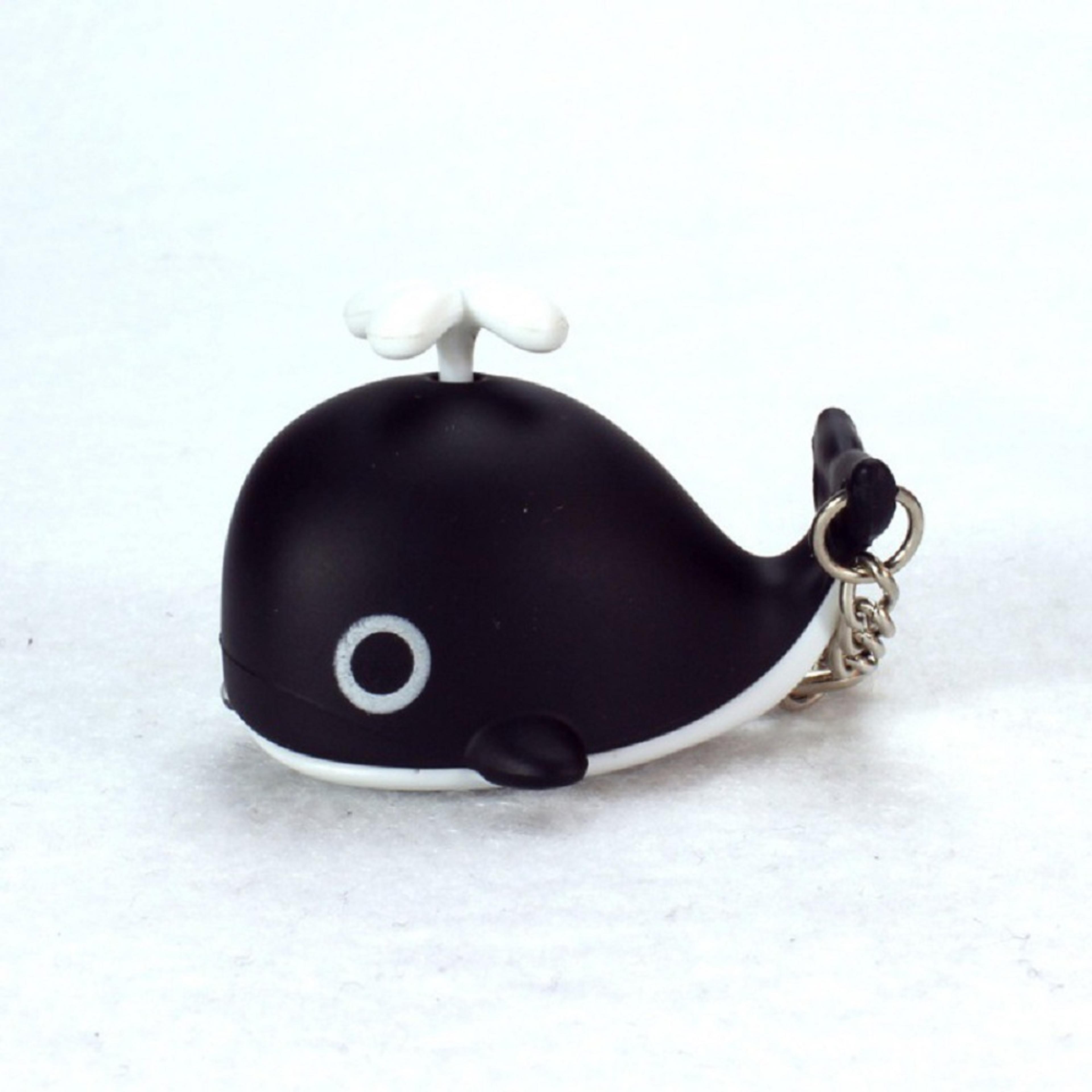 Creative Cute Sea Whale Keychain With Sounds And Light Cartoon Animal Keychain Gift 6