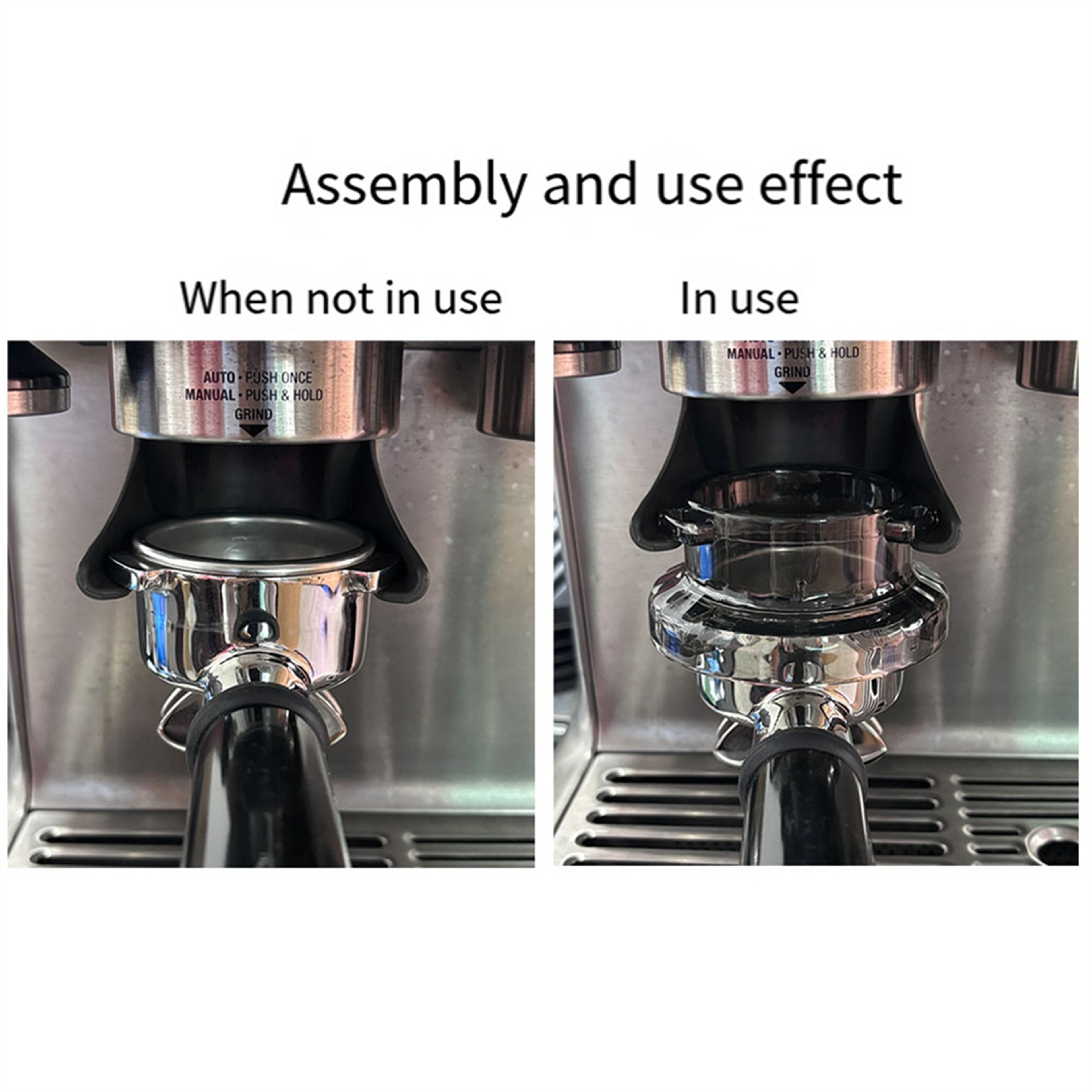 Espresso Coffee Accessories 54mm Dosing Funnel For Breville Barista Portafilters 4
