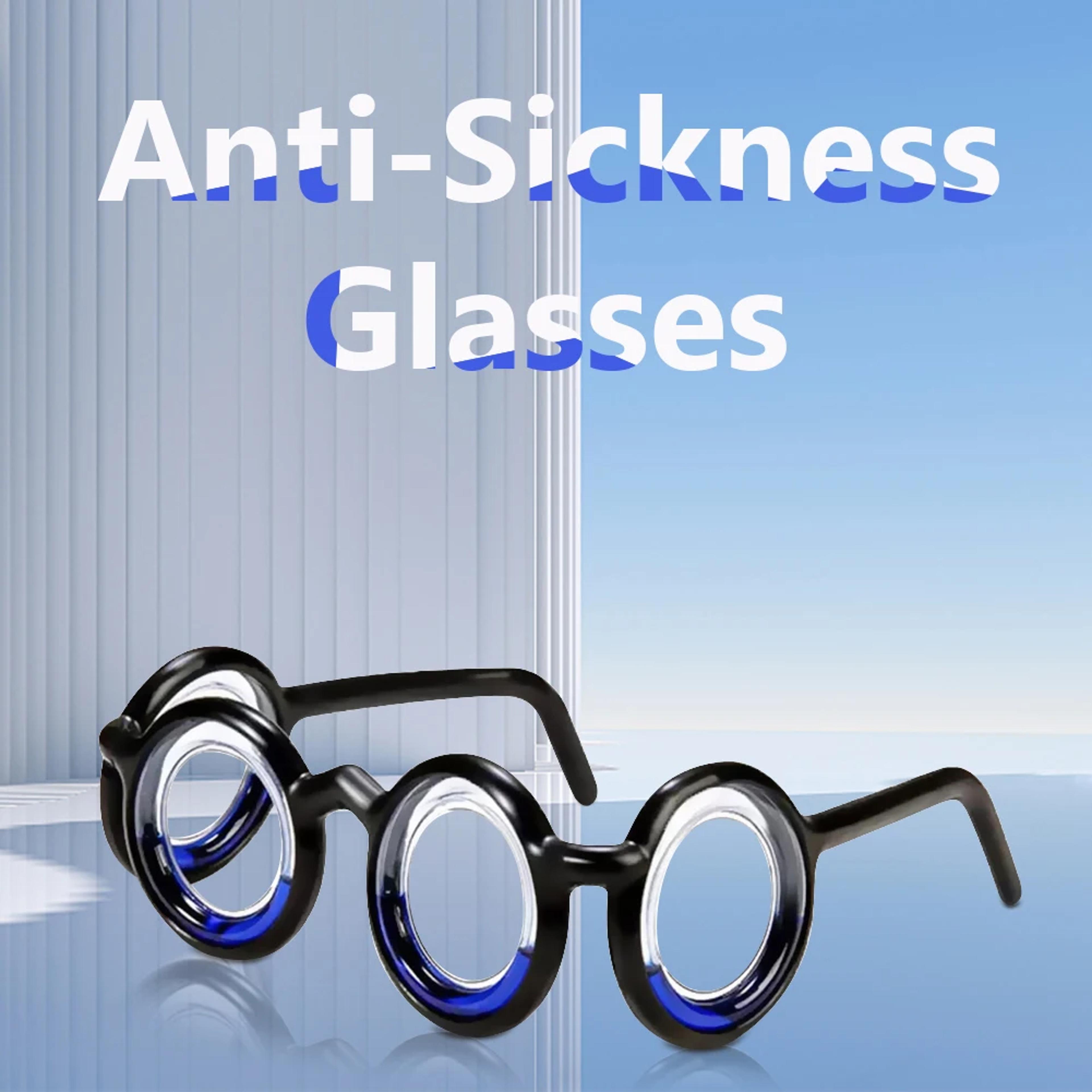Detachable Anti Vertigo Glasses Without Lens For Motion Sickness Lightweight Glasses For Outdoor Tr 1