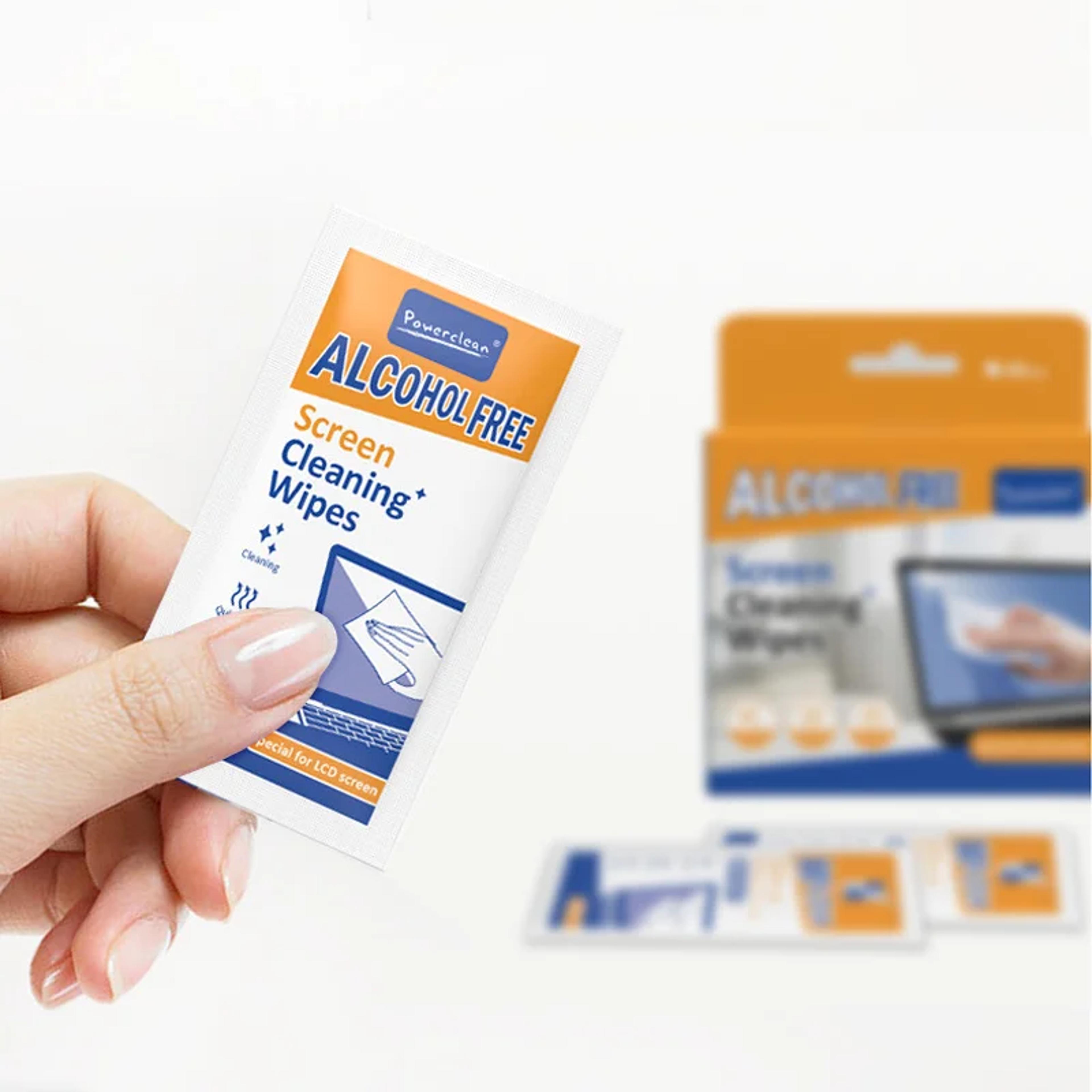Screen Cleaning Wipes Wet And Dry Cloths For Laptops Phones Tablets Cars TVs And Monitors 1