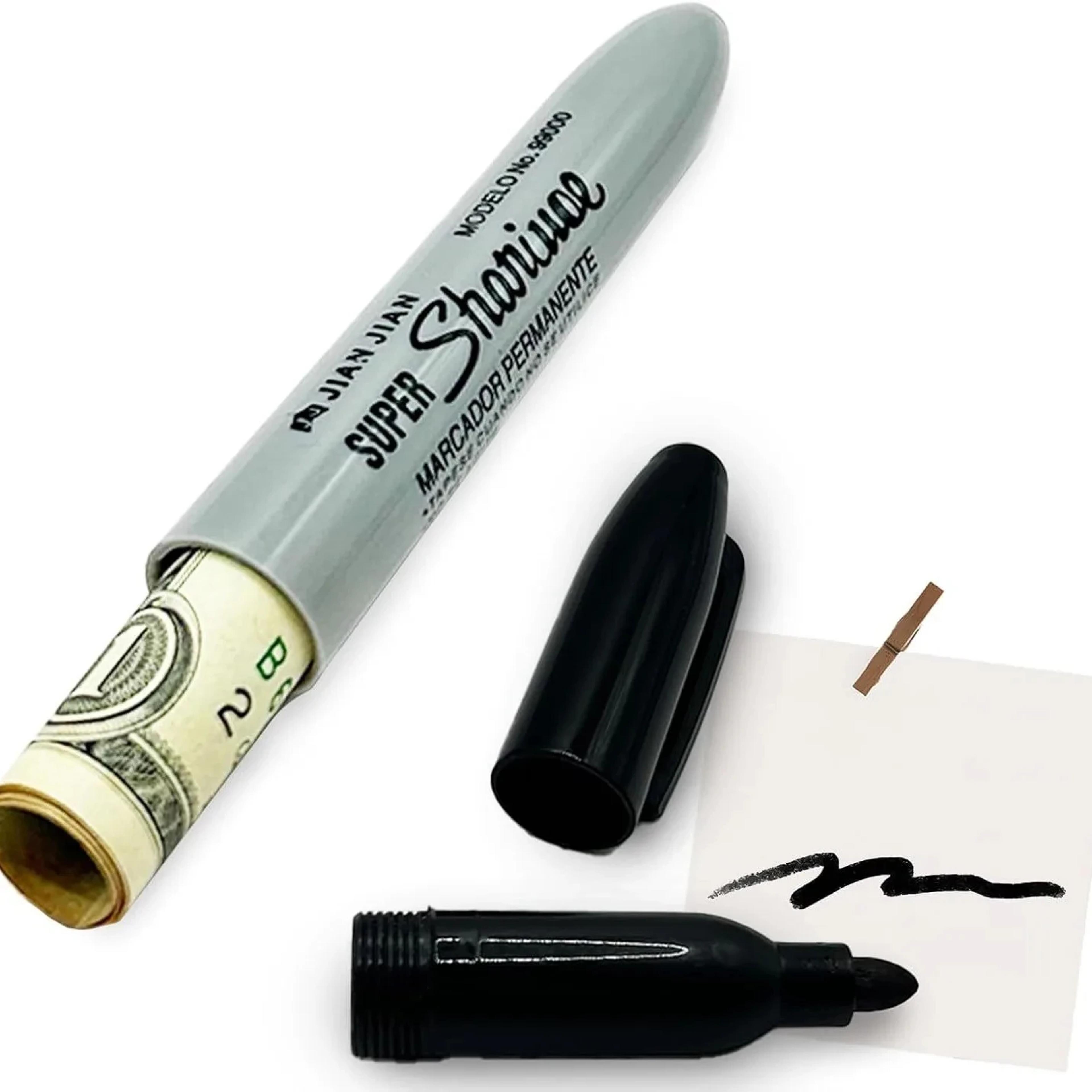 Diversion Safe Creative Fake Red Black Marker Pen For Hiding Necklace Money Small Valuables Home Of 0