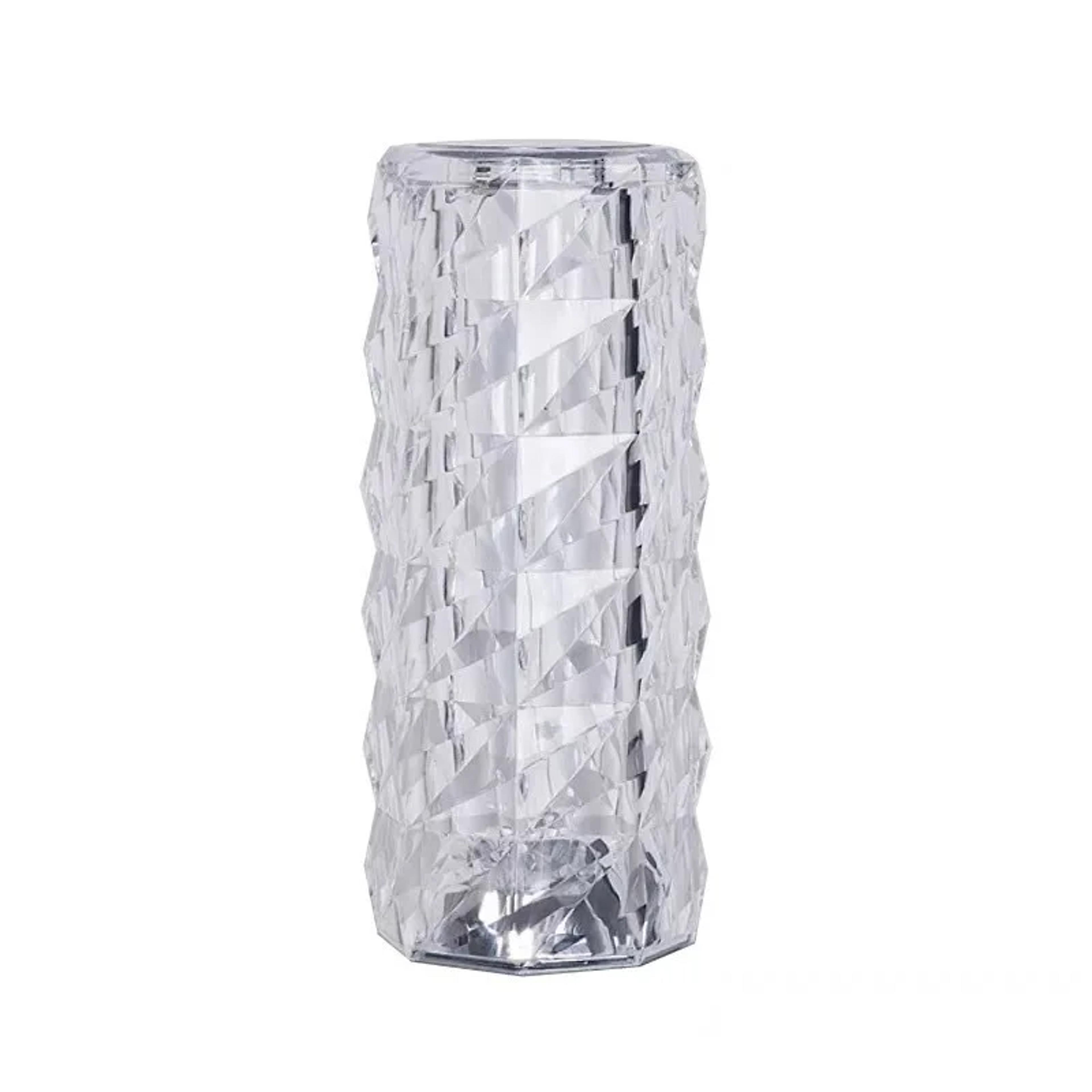Rechargeable Crystal Diamond Table Lamp Acrylic Bedroom Bedside Touch Creative Night Lights Rose De 3