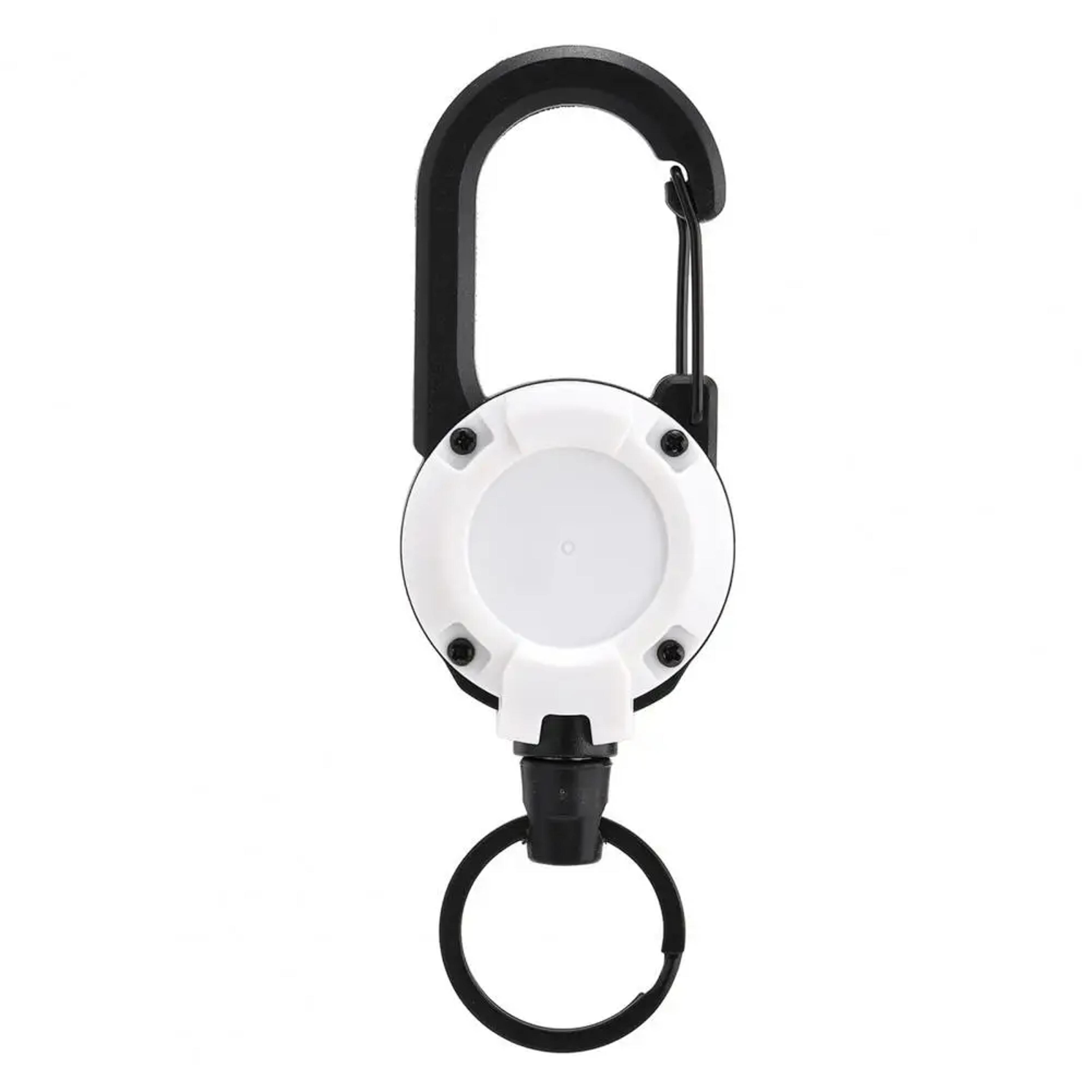 Portable Telescopic Keychain Clip Retractable Buckle Carabiner Badge Holder Anti Lost Keychain For  6