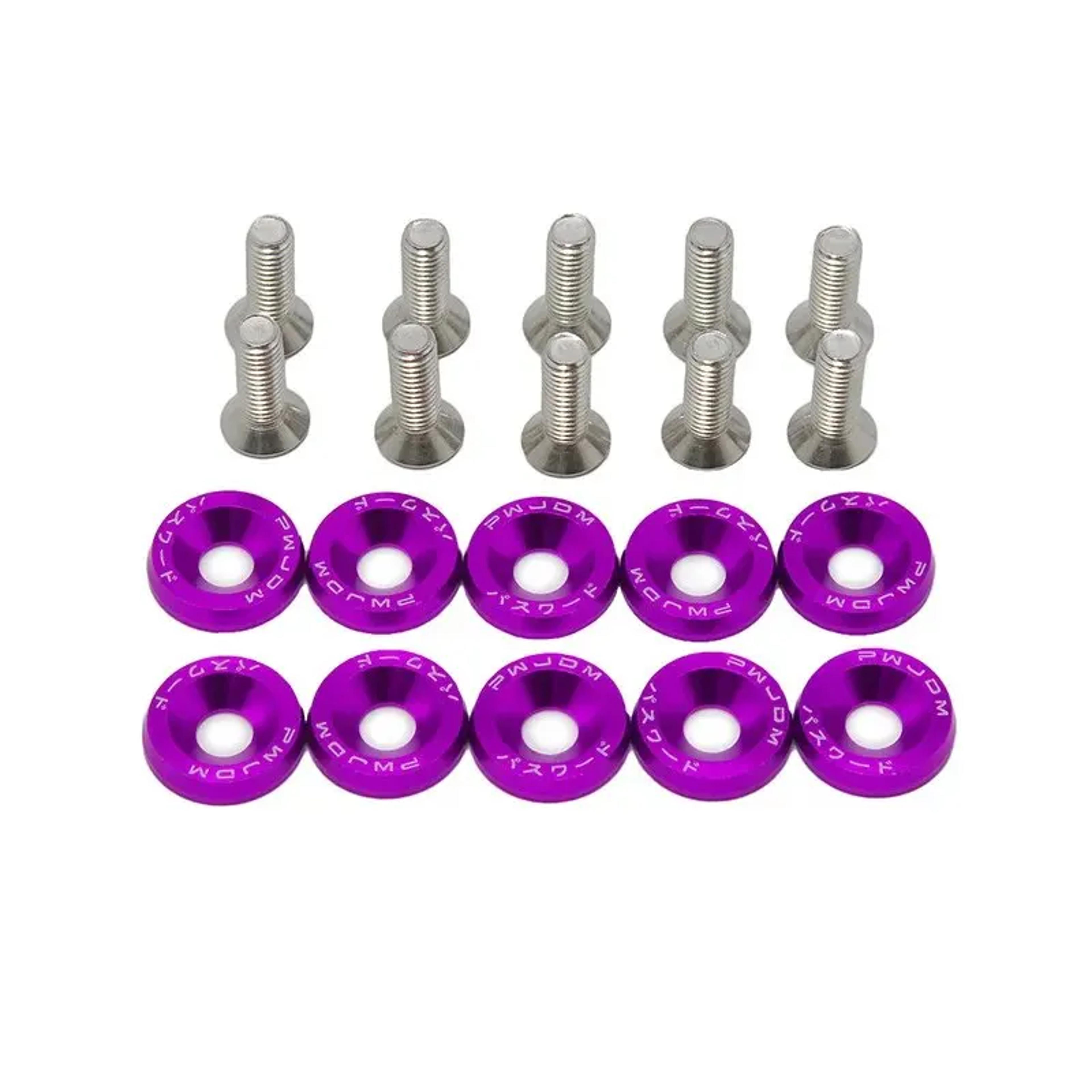 Fender Washer License Plate Bolts Car Modified Fasteners Bumper Engine Concave Screws Car Styling G 8