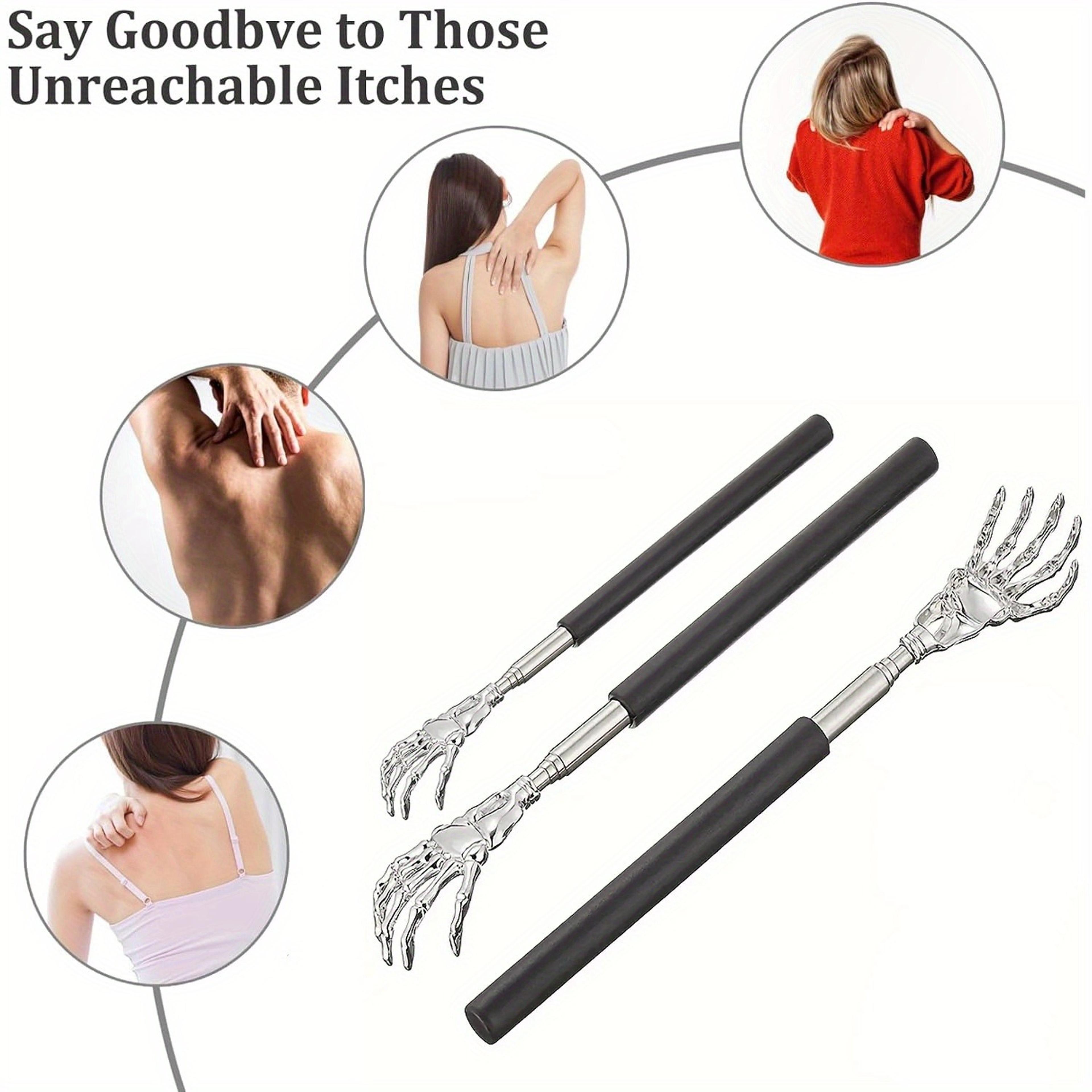 Stainless Steel Telescoping Back Scratcher Portable Extendable Back Scratcher For Humans And Pets E 1
