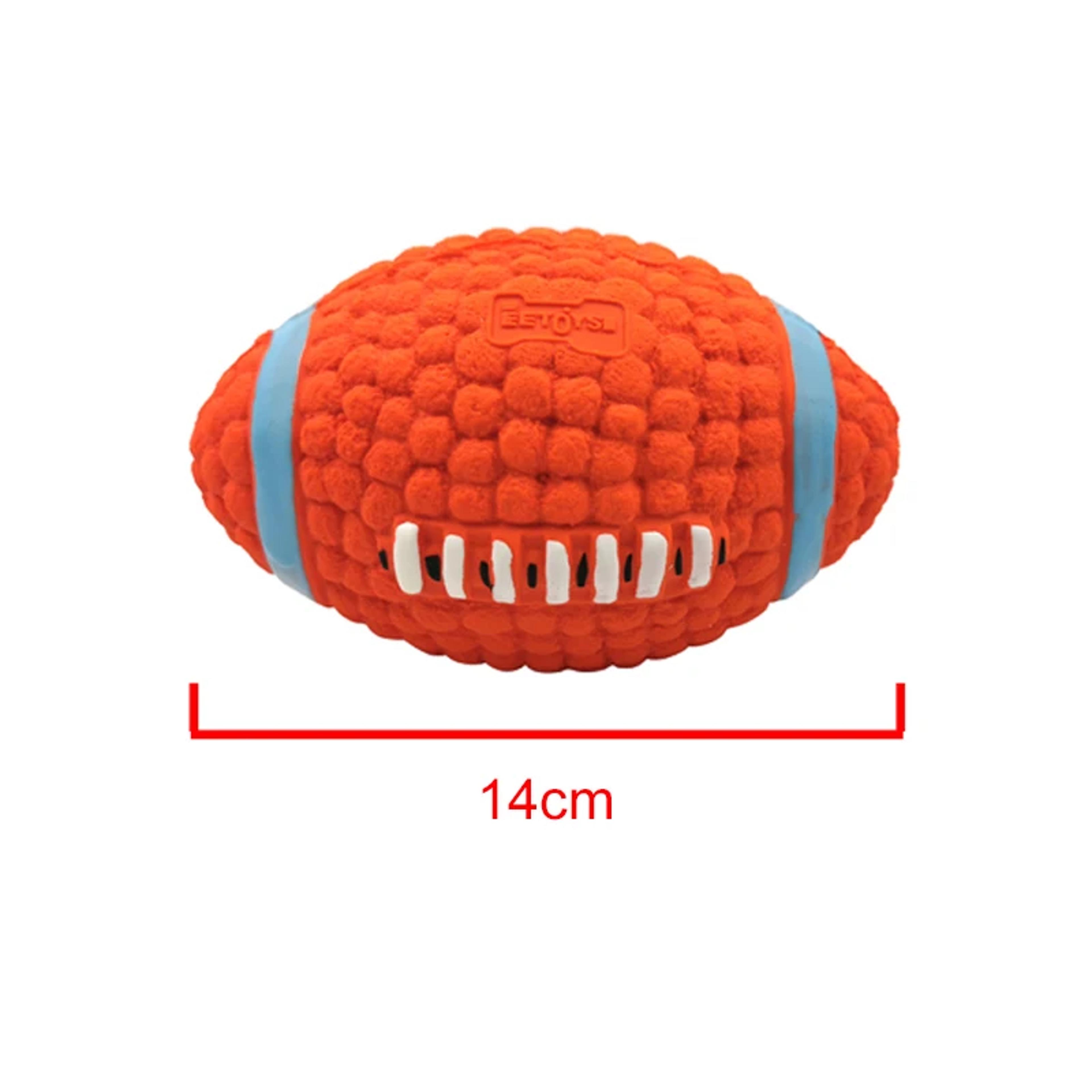 Dog Squeaky Ball Toy Soft Latex Football Rugby Tennis Volleyball Pet Tooth Cleaning And Training To 5