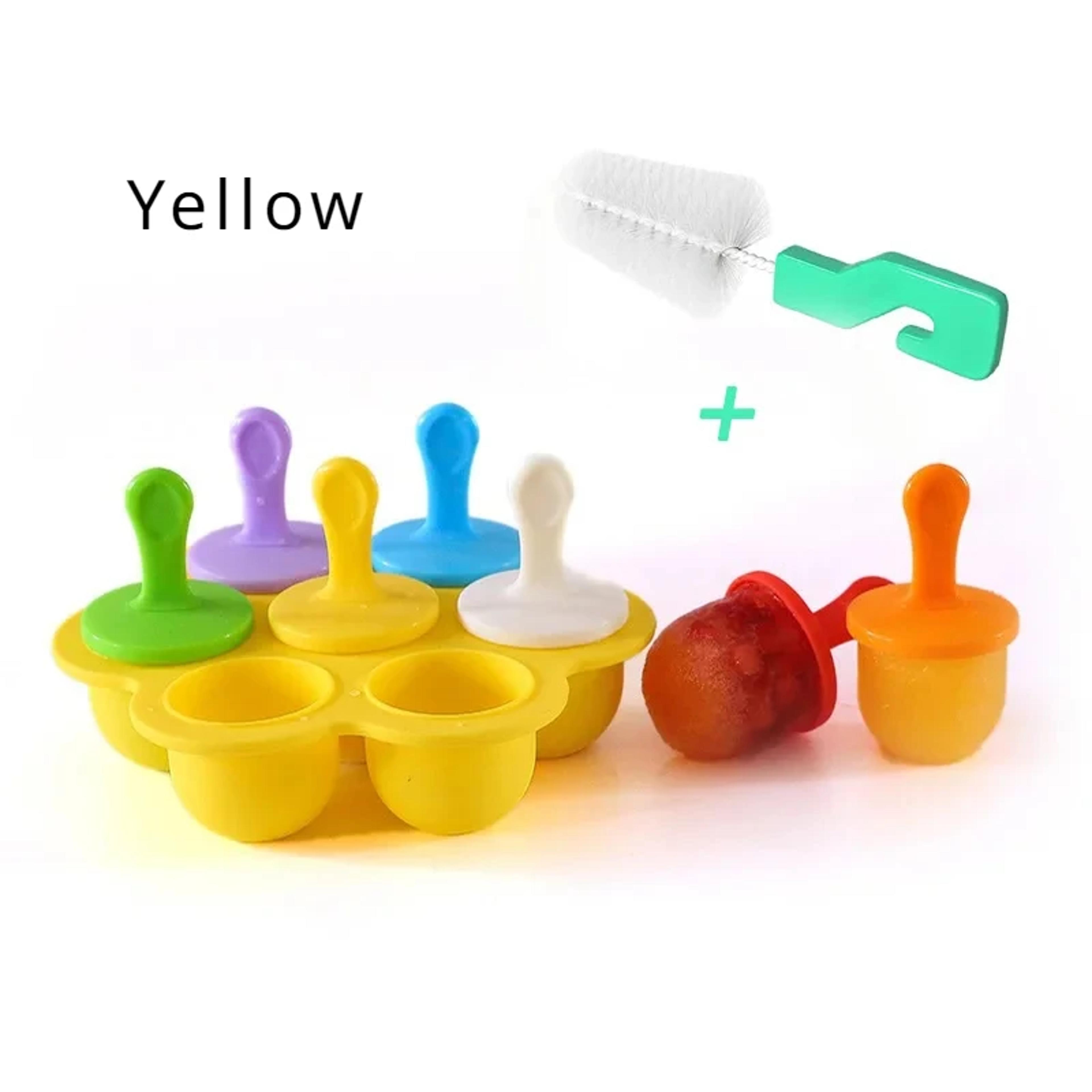 Reusable Ice Cream Mold Silicone Popsicle Tray Non Stick Ice Cube Tray Homemade Food For Kids Mini  10