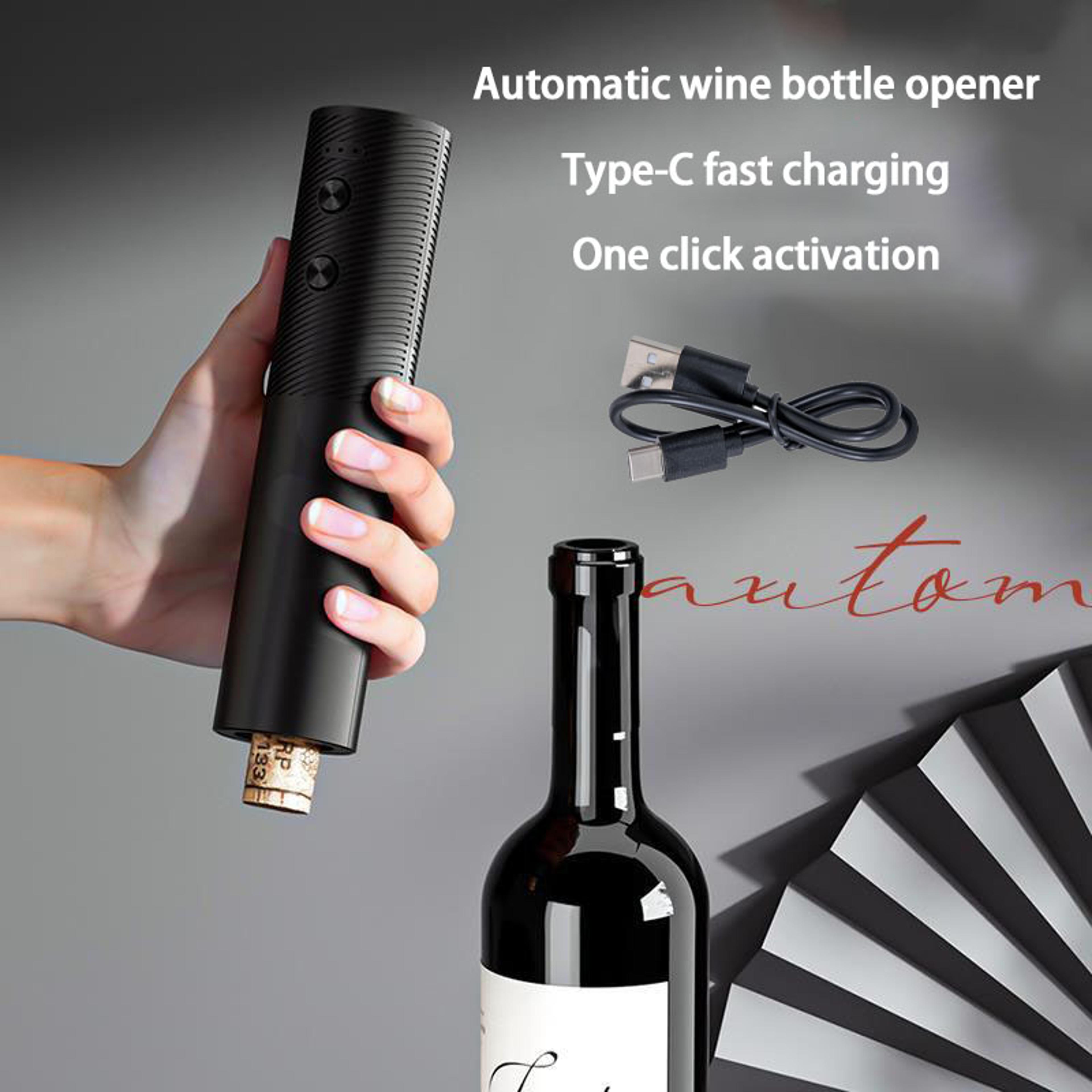 USB Rechargeable Automatic Wine Bottle Opener Electric Corkscrew Opener Oneclick Button Wine Tools  0