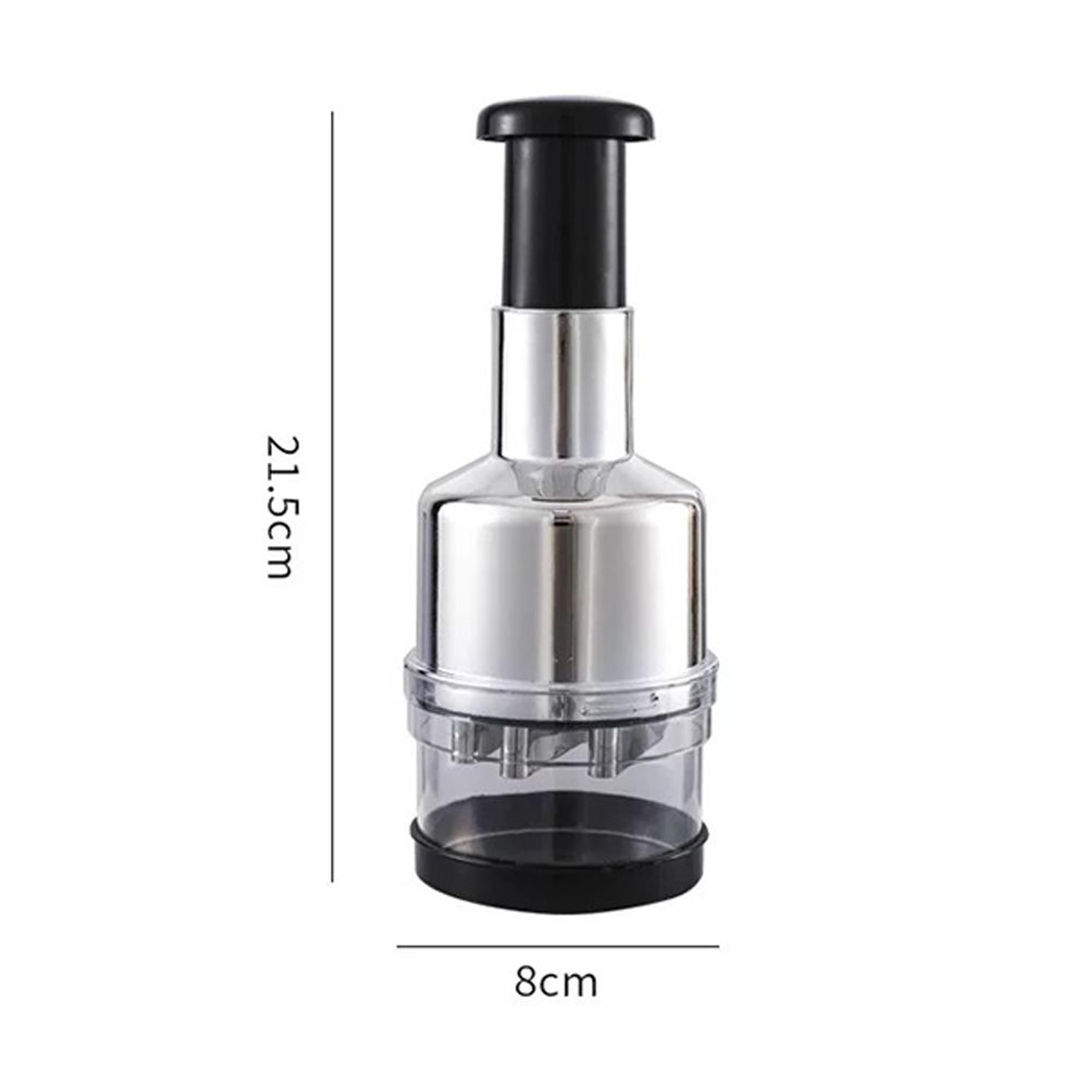 Manual Hand Press Food Chopper Onion Garlic Vegetable Processor Dicer 4