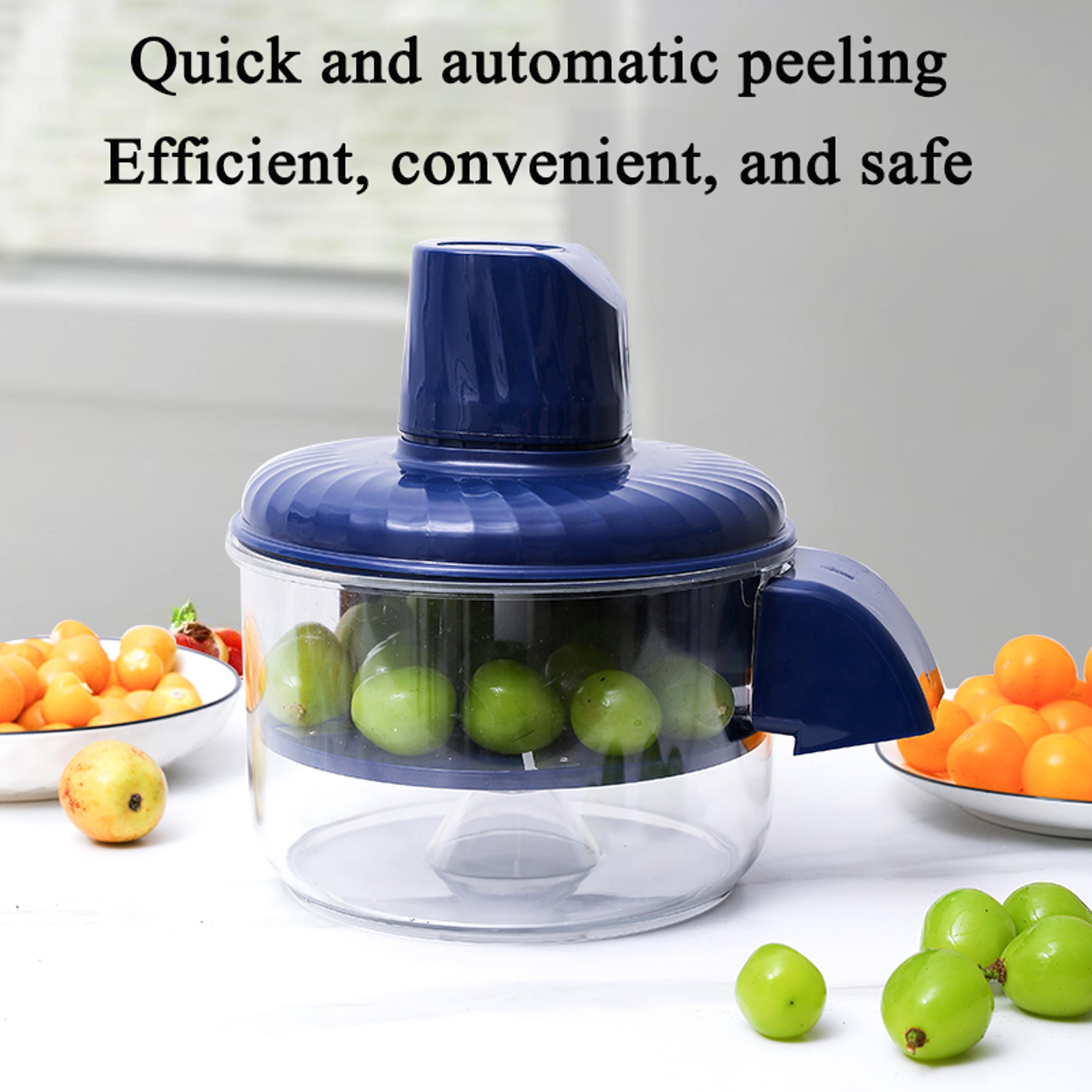 Wireless Portable Automatic Fruit Peeler Intelligent Peeling Machine For Grape Tomato Garlic Fast K 3
