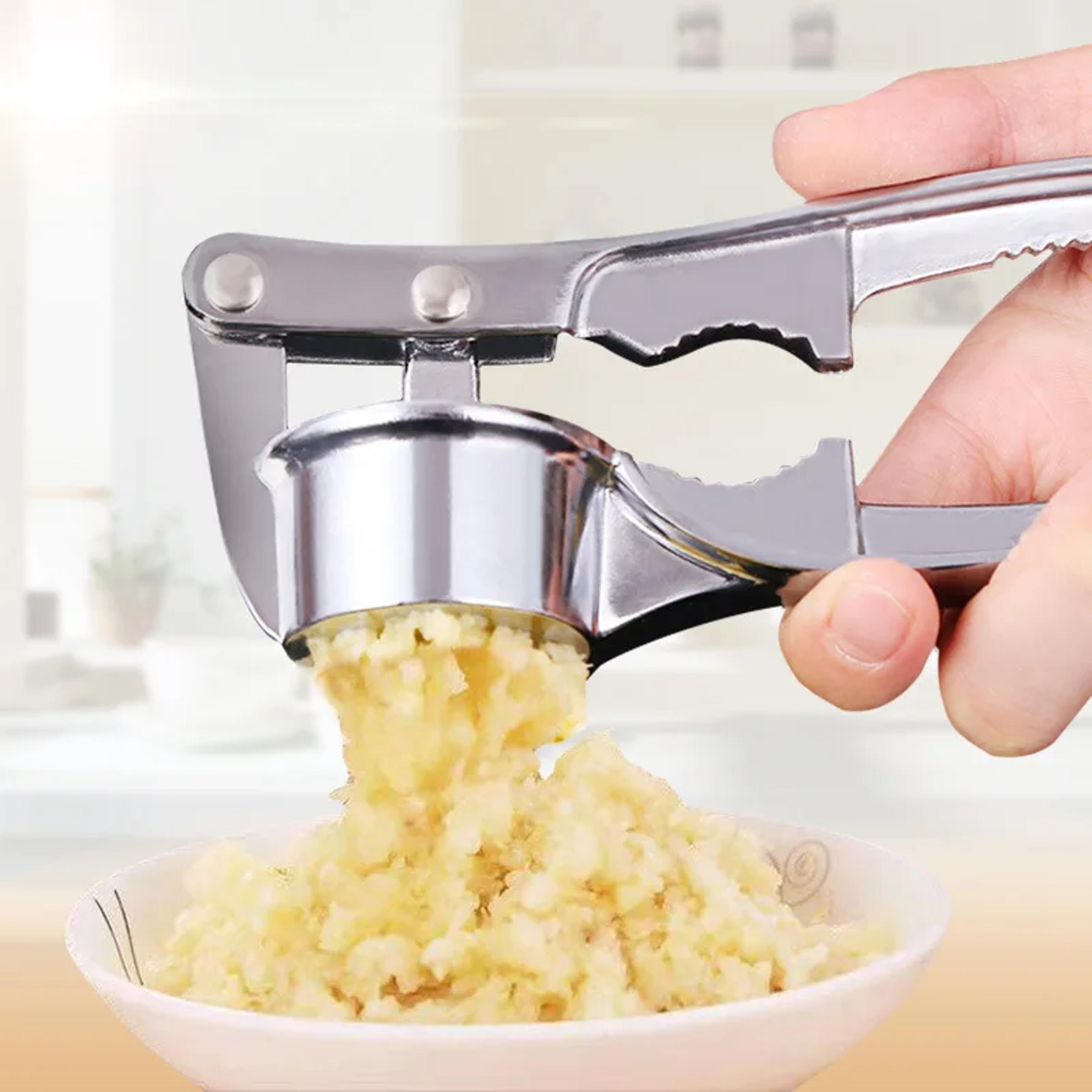 Handheld Stainless Steel Garlic Press Mincer Crusher Squeezer Manual Garlic Smasher Kitchen Grindin 1