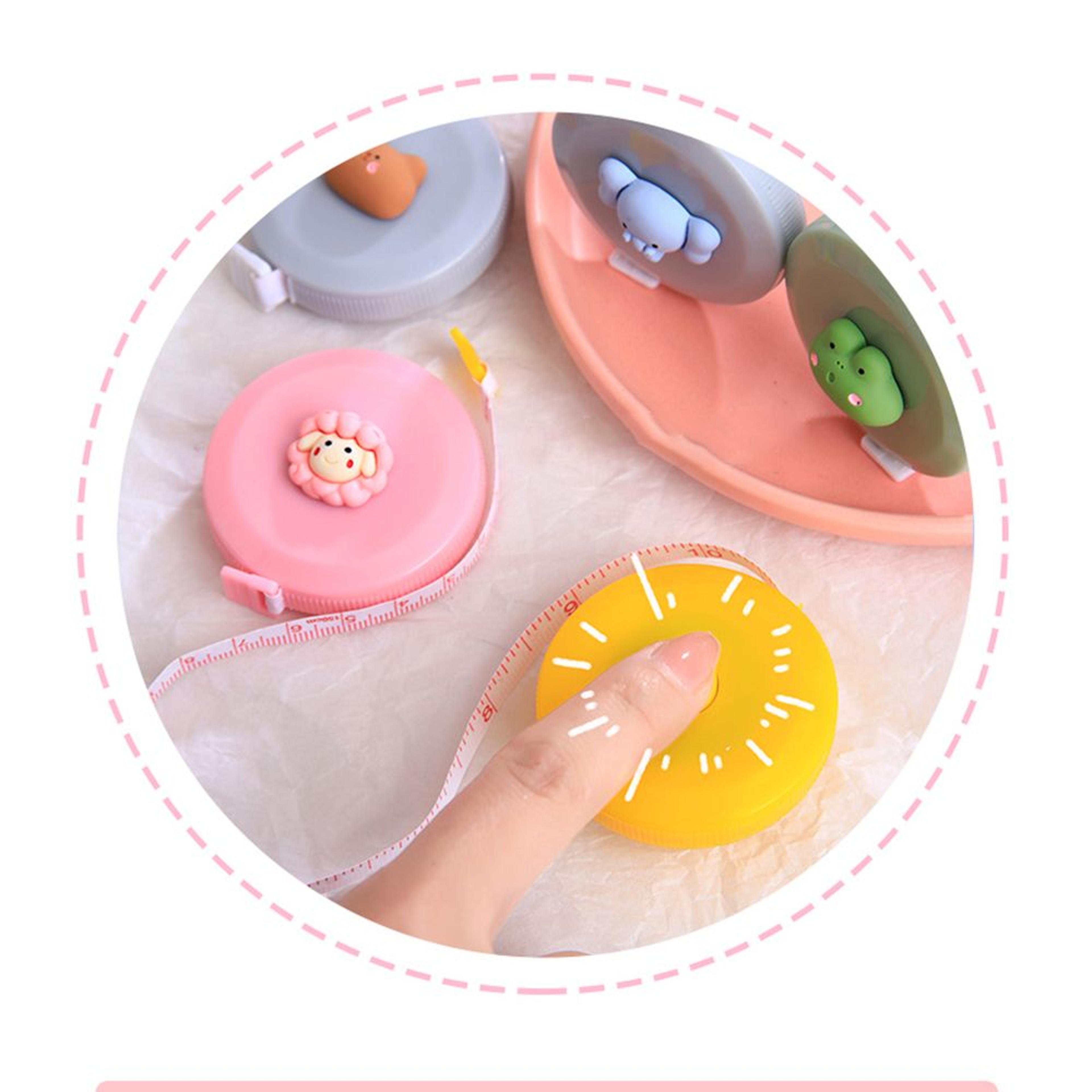 Portable Cartoon 150cm60 Retractable Ruler For Children Height Inch Roll Sewing Tailor Tape Measure 3