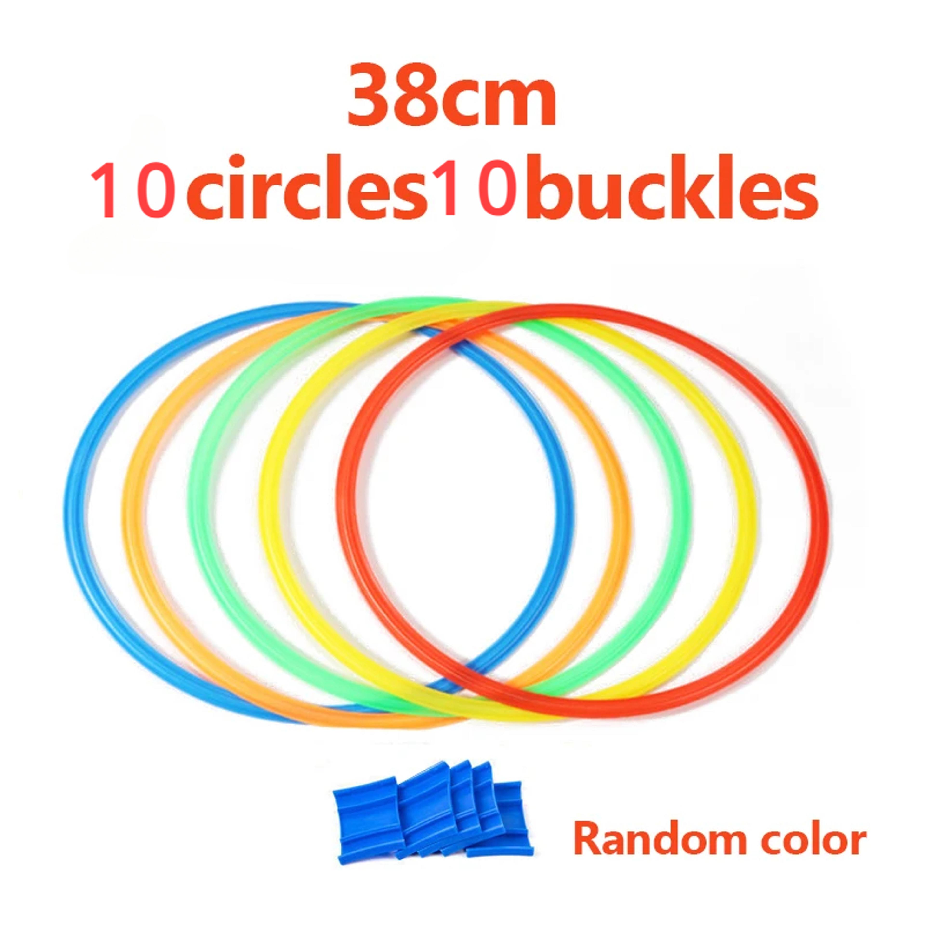 Hoops Outdoor Funny Physical Training Sport Lattice Jump Ring Set With Connectors For Park Football 7