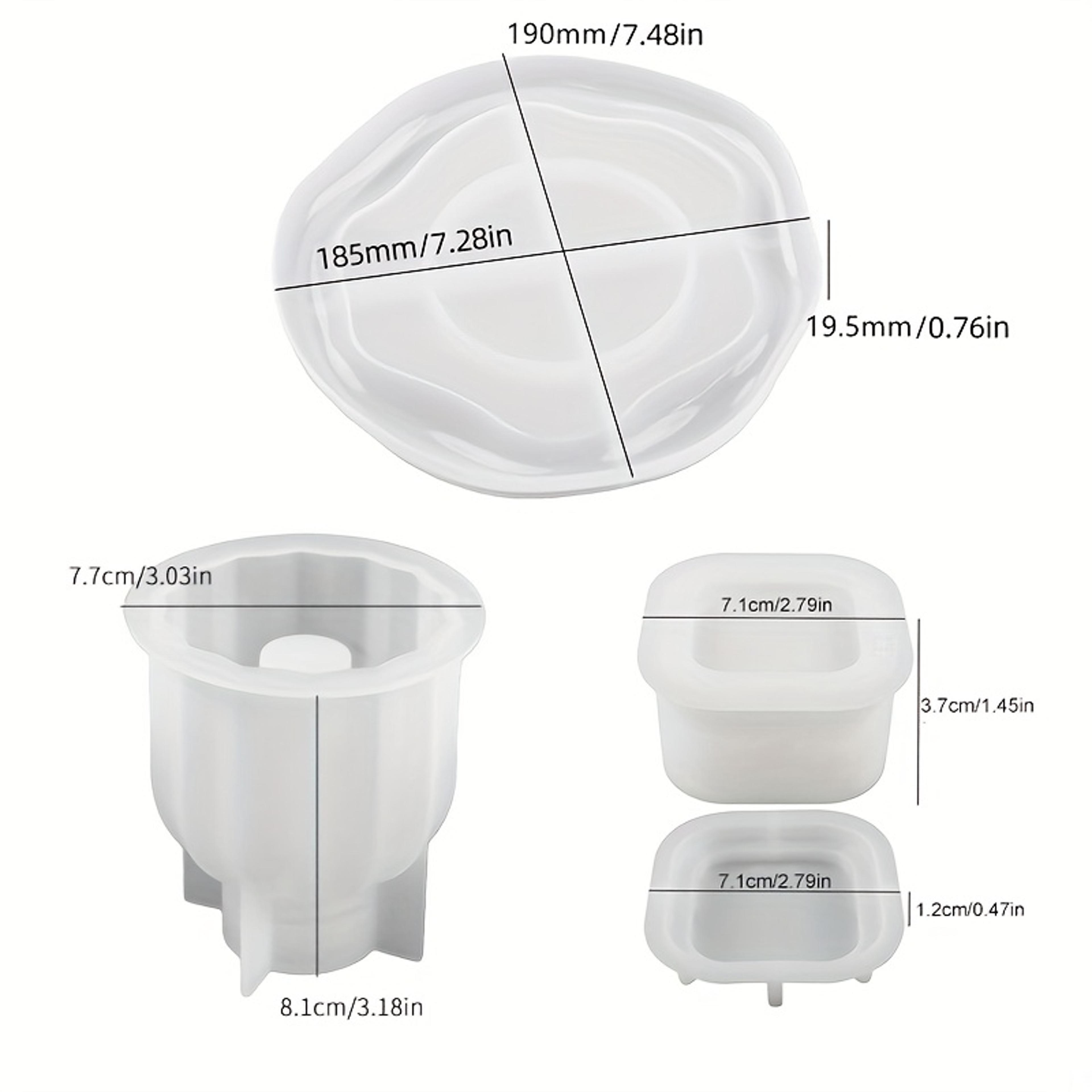 DIY Epoxy Resin Molds Silicone Storage Molds For Concrete Cement Plaster Candle Holder Crafts Home  5