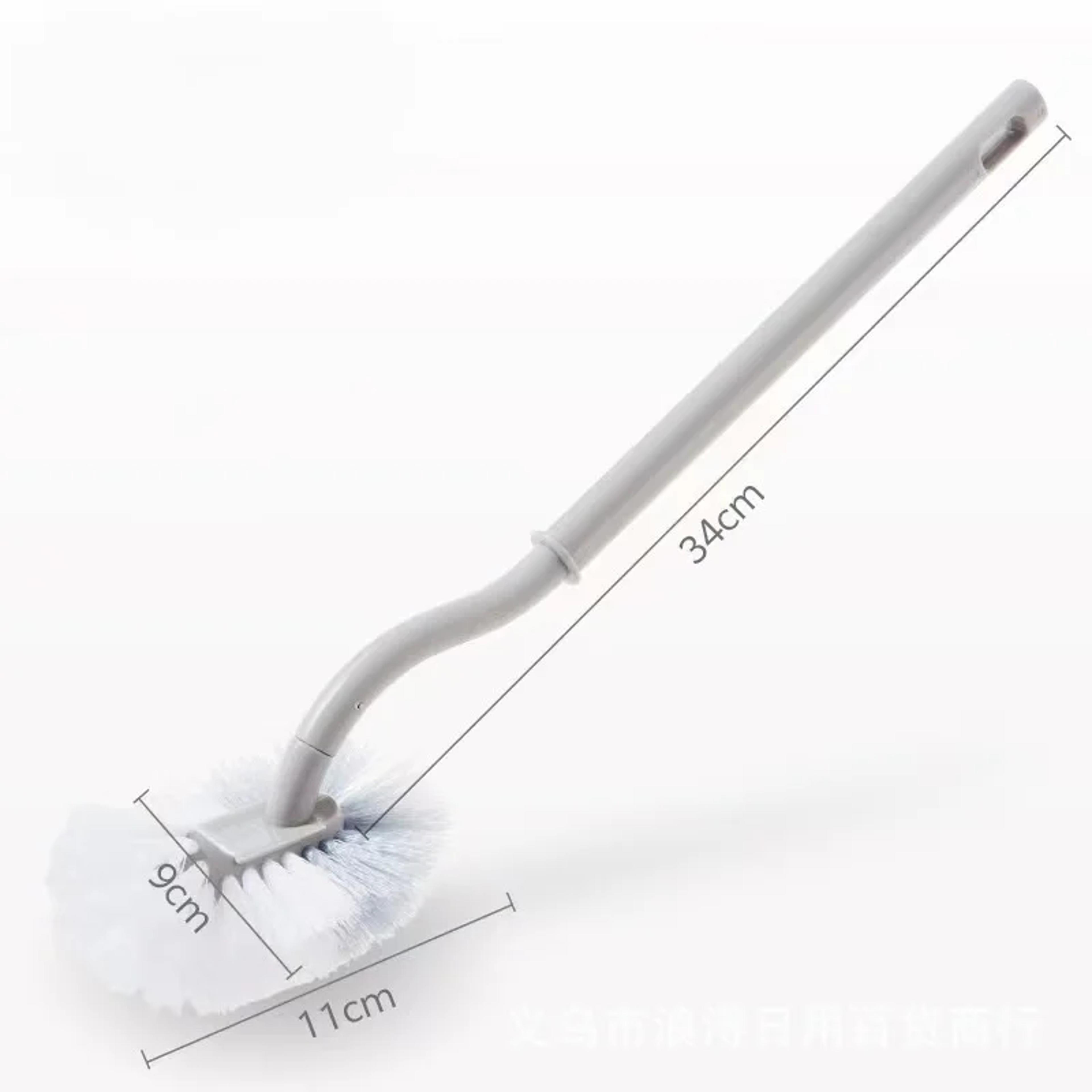 Plastic Toilet Brush With Long Handle Soft Hair WC Cleaning Brush For Squatting Pan Household Gap R 6