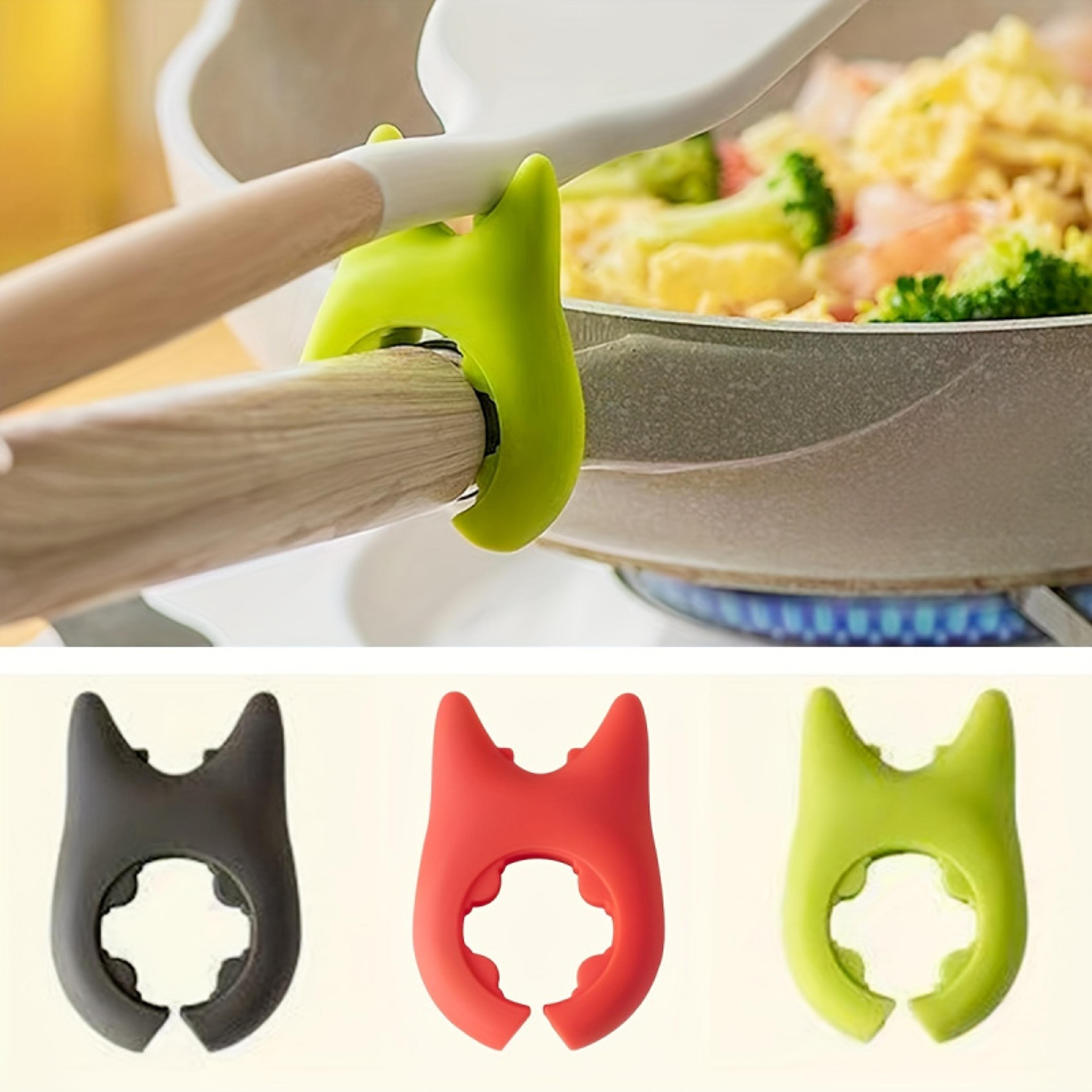 Silicone Kitchenware Set MultiFunction Spatula Shelf And SpillProof Spoon Pot Lid Rack 0