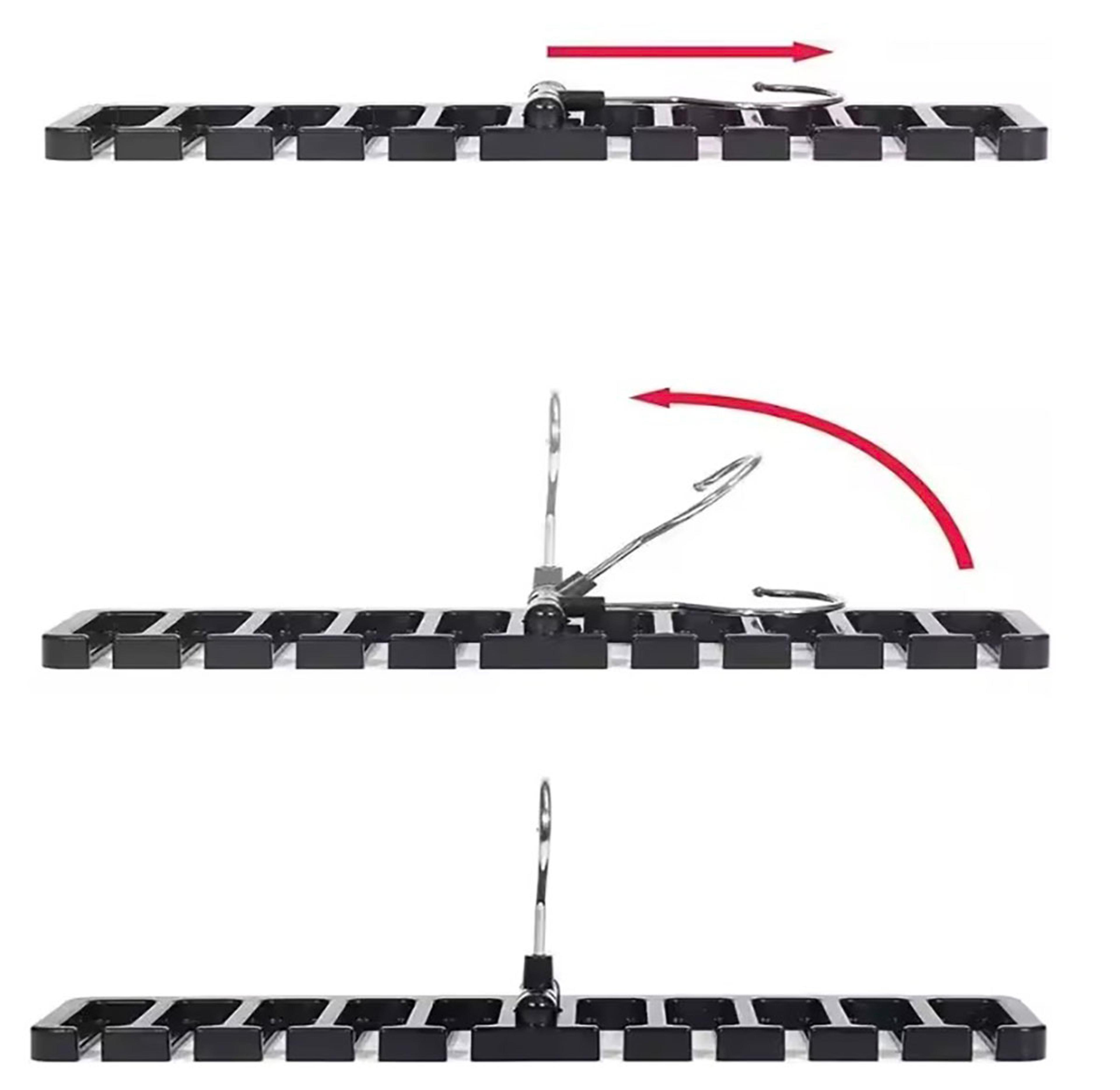 Multifunctional Tie Belt Organizer Rack Rotating Scarf Holder Home Closet Storage 2