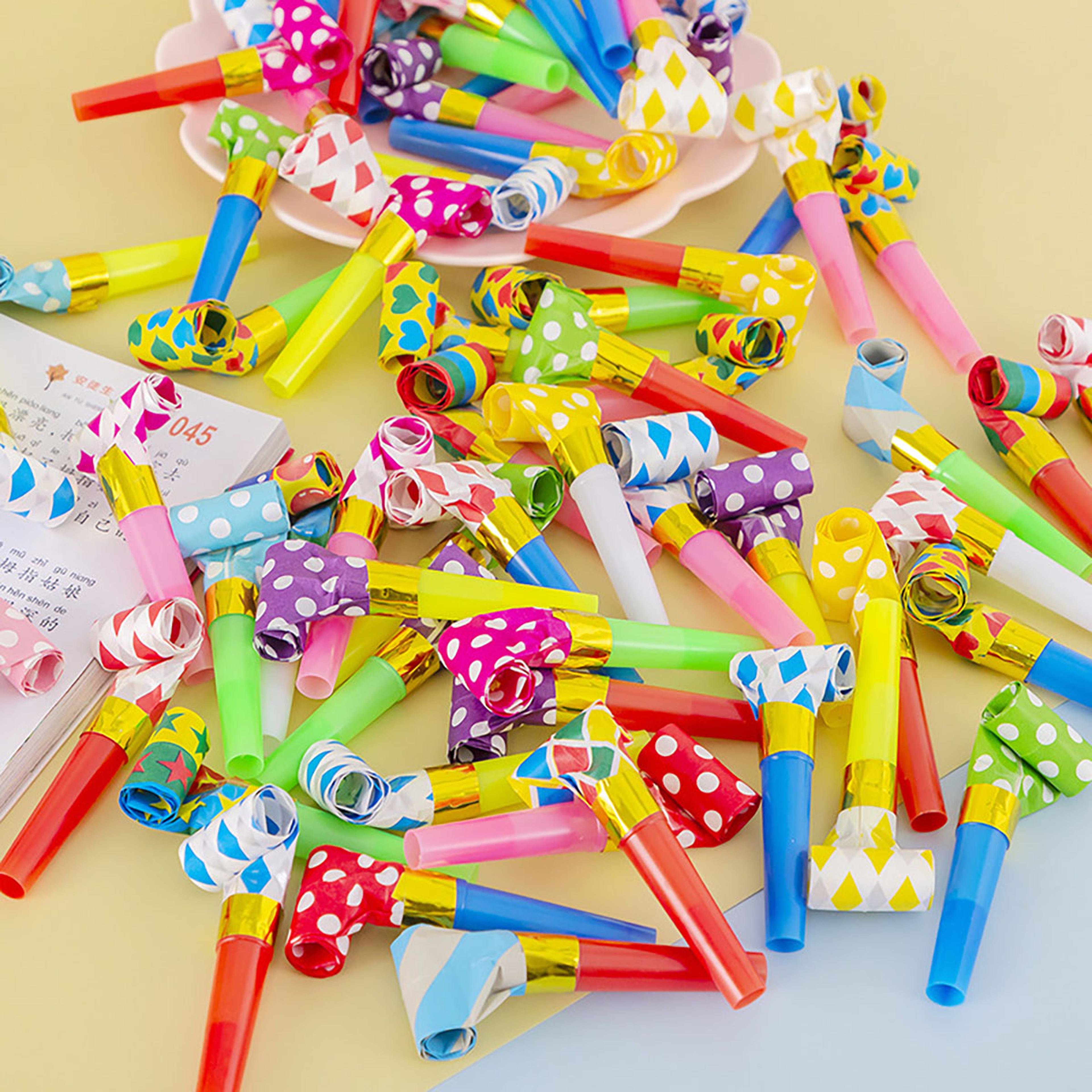 Colorful Dragon Whistle Toy Funny Blow Roll Toys For Children Birthday Gifts 3