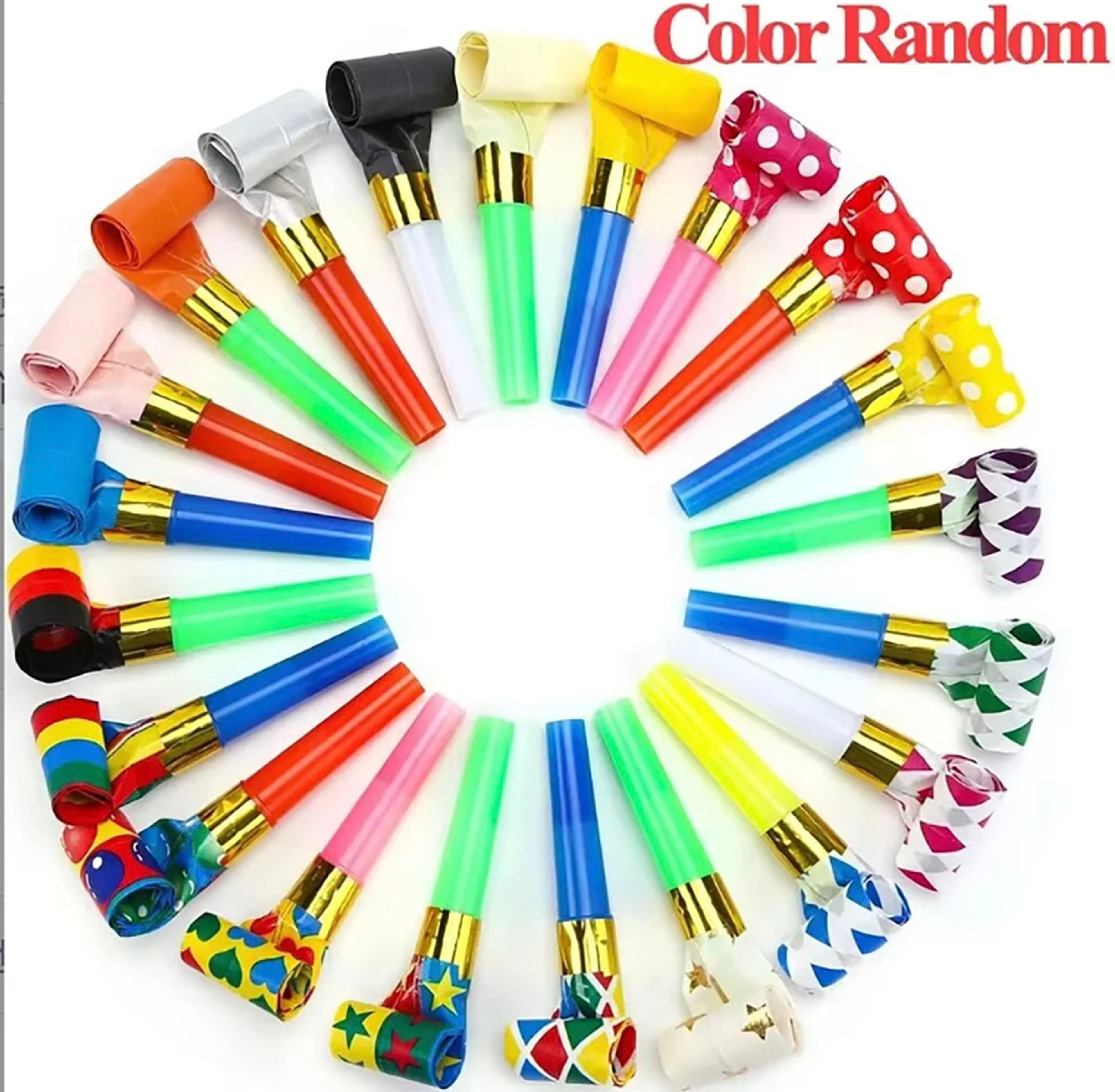 Colorful Dragon Whistle Toy Funny Blow Roll Toys For Children Birthday Gifts 4