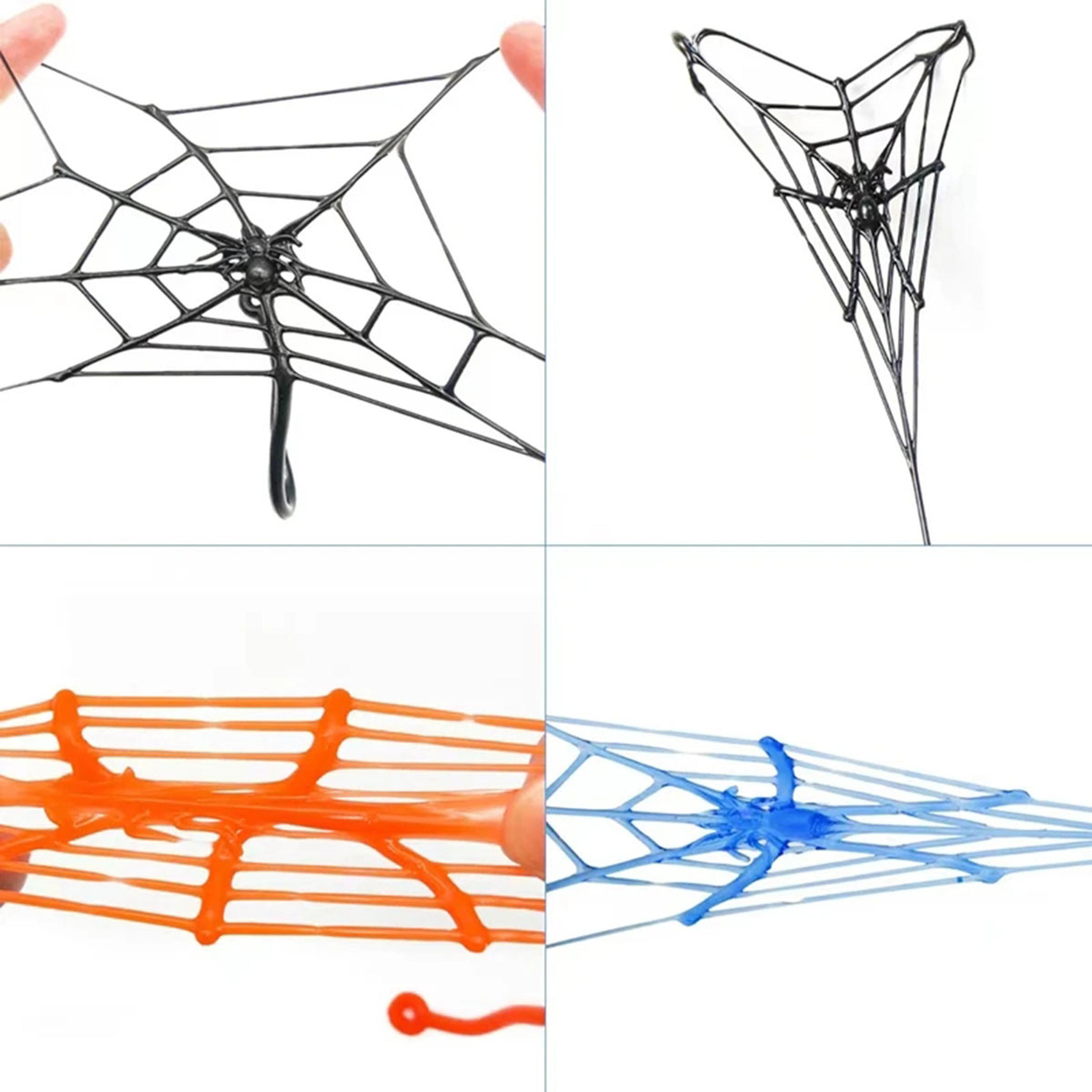 Mini Sticky Spider Web Toy Gift For Kids Birthday Party Pinata Filler Halloween Carnival Supplies 1