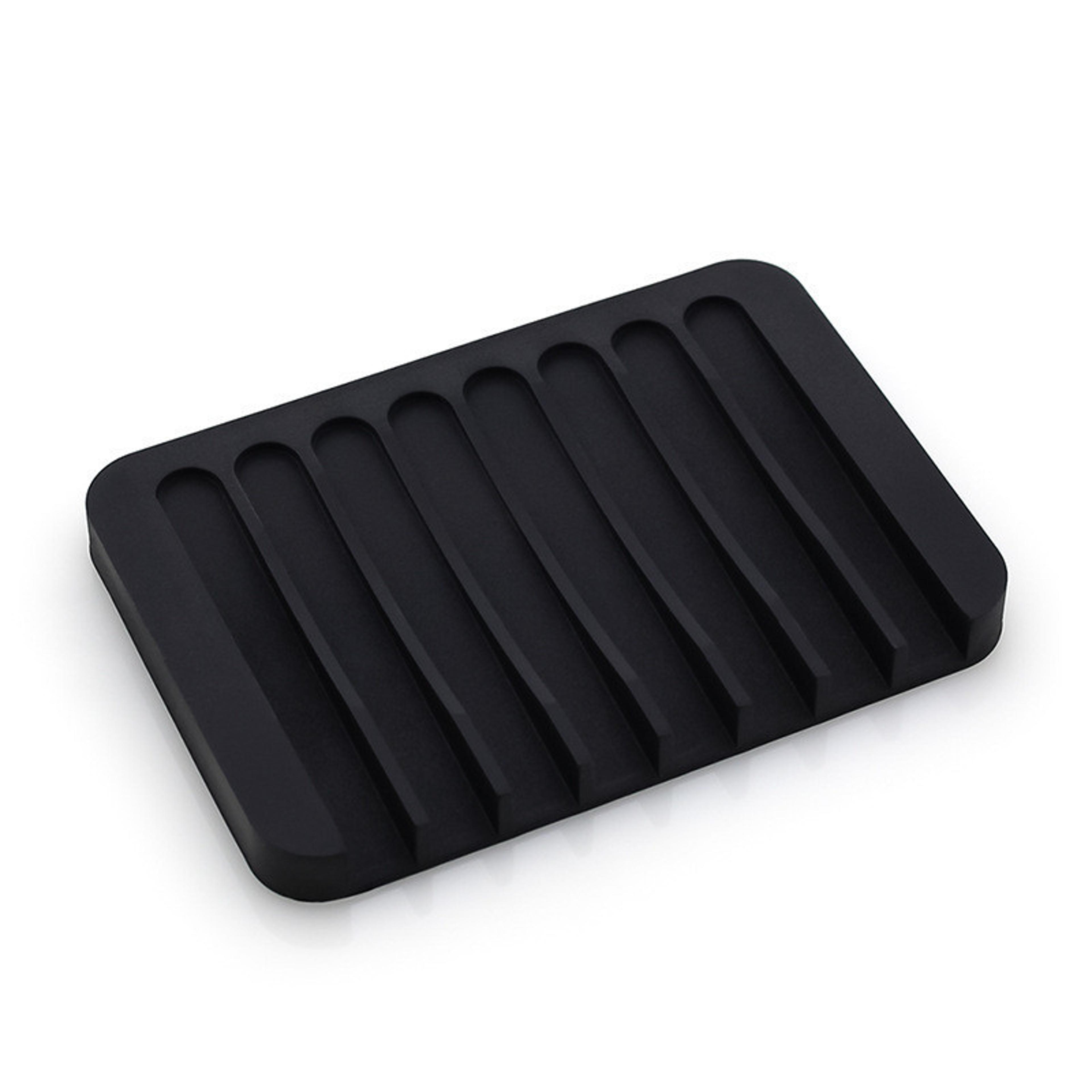 Durable Silicone Soap Holder Tray Soap Box Storage Plate For Bathroom Sink Draining Sponge Shower A 6