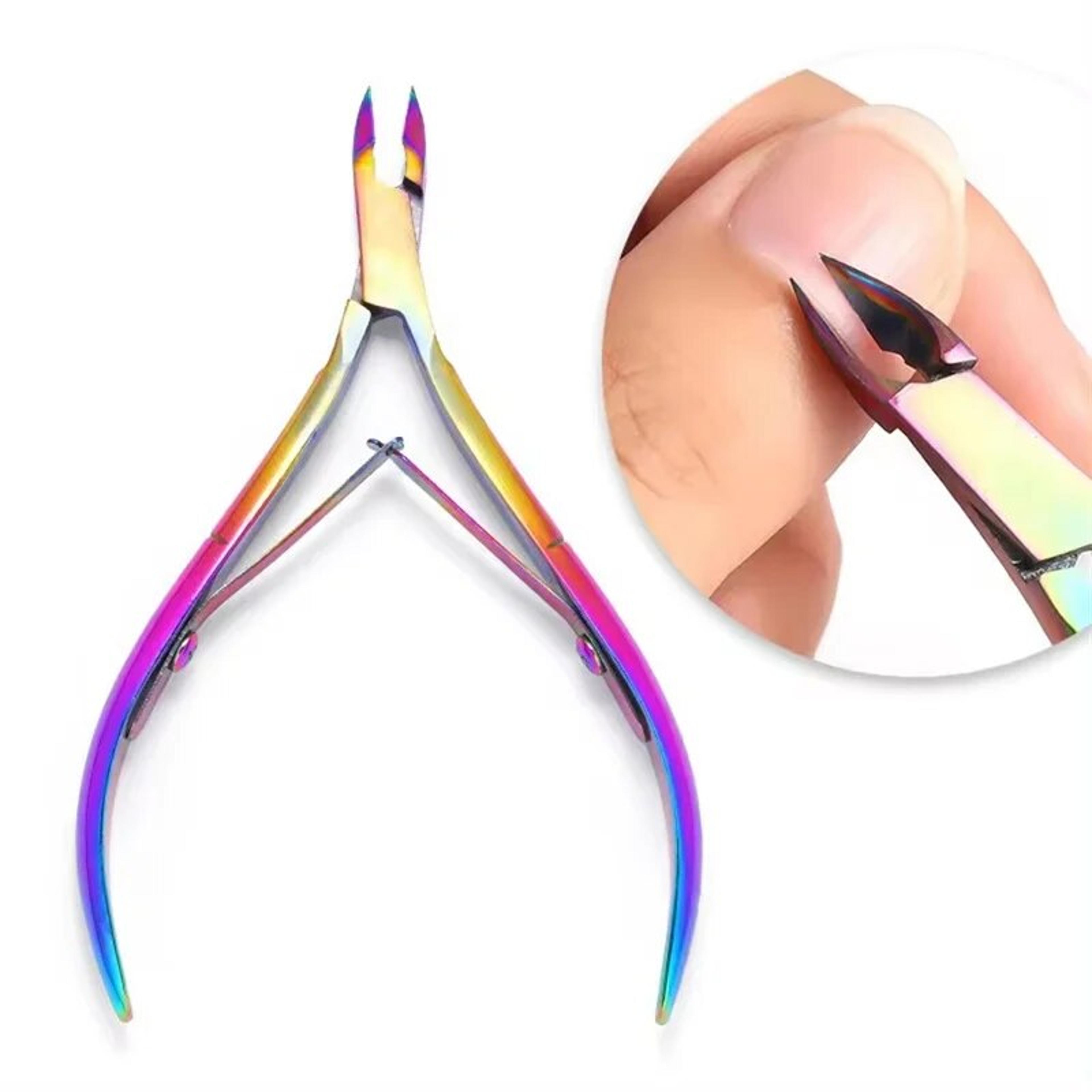germany colorful nail art tool scissor nipper clipper plier for cuticle dead skin remover in beauty salon