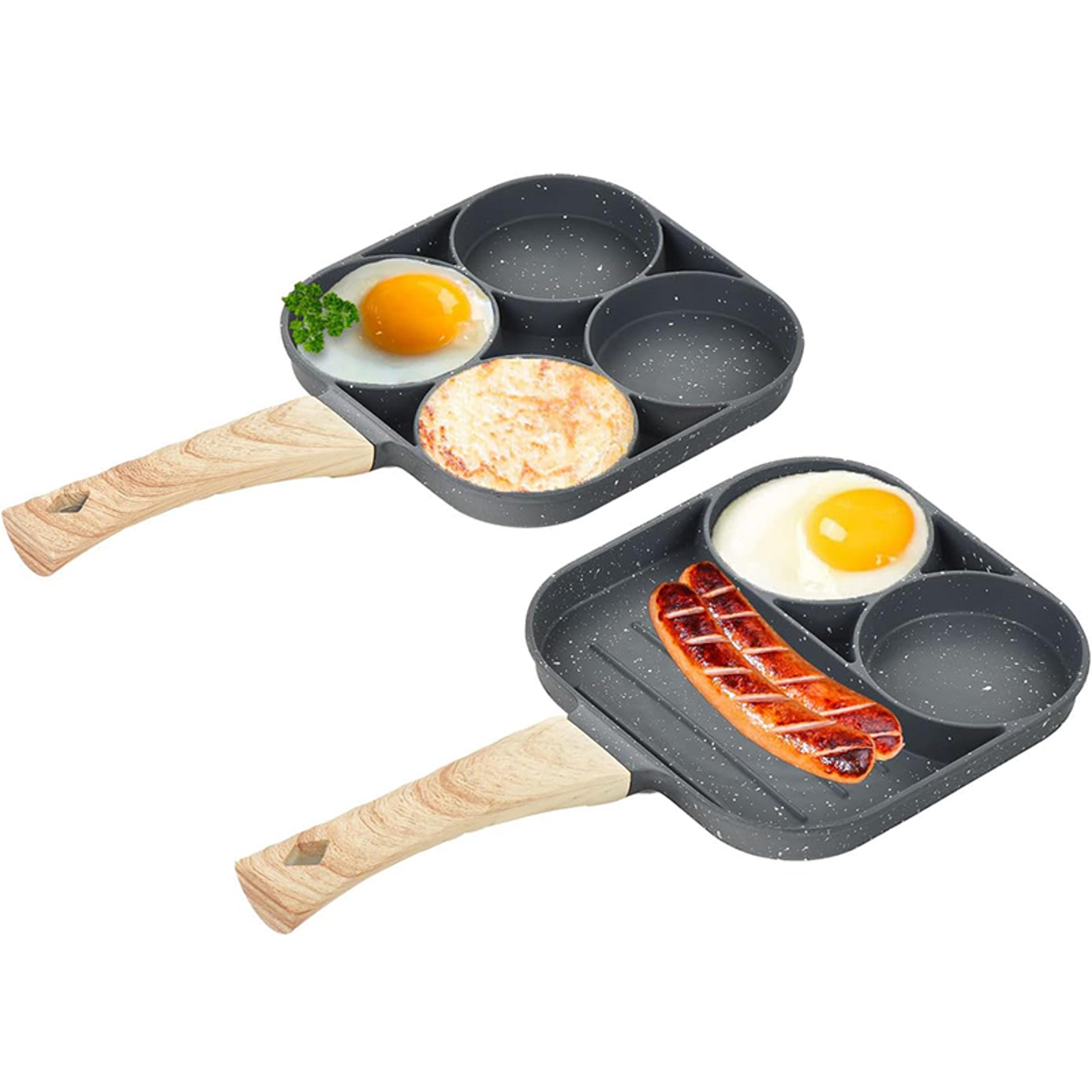 non-stick pancake egg frying pan cup divided omelet poached egg pan for breakfast cooking