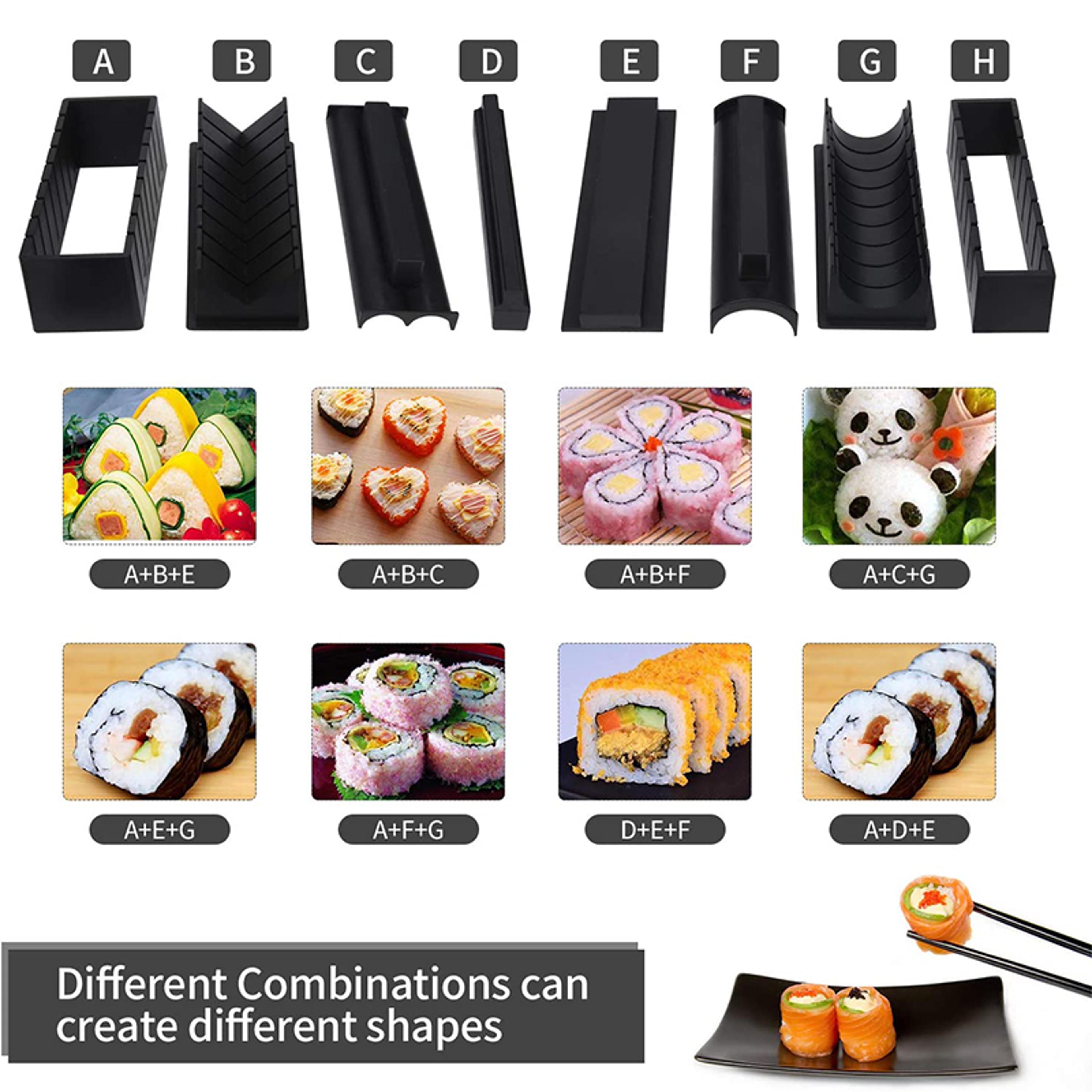 Sushi Maker Kit DIY Sushi Mold Press With Rice Roll Mold And Sushi Maker Press 2