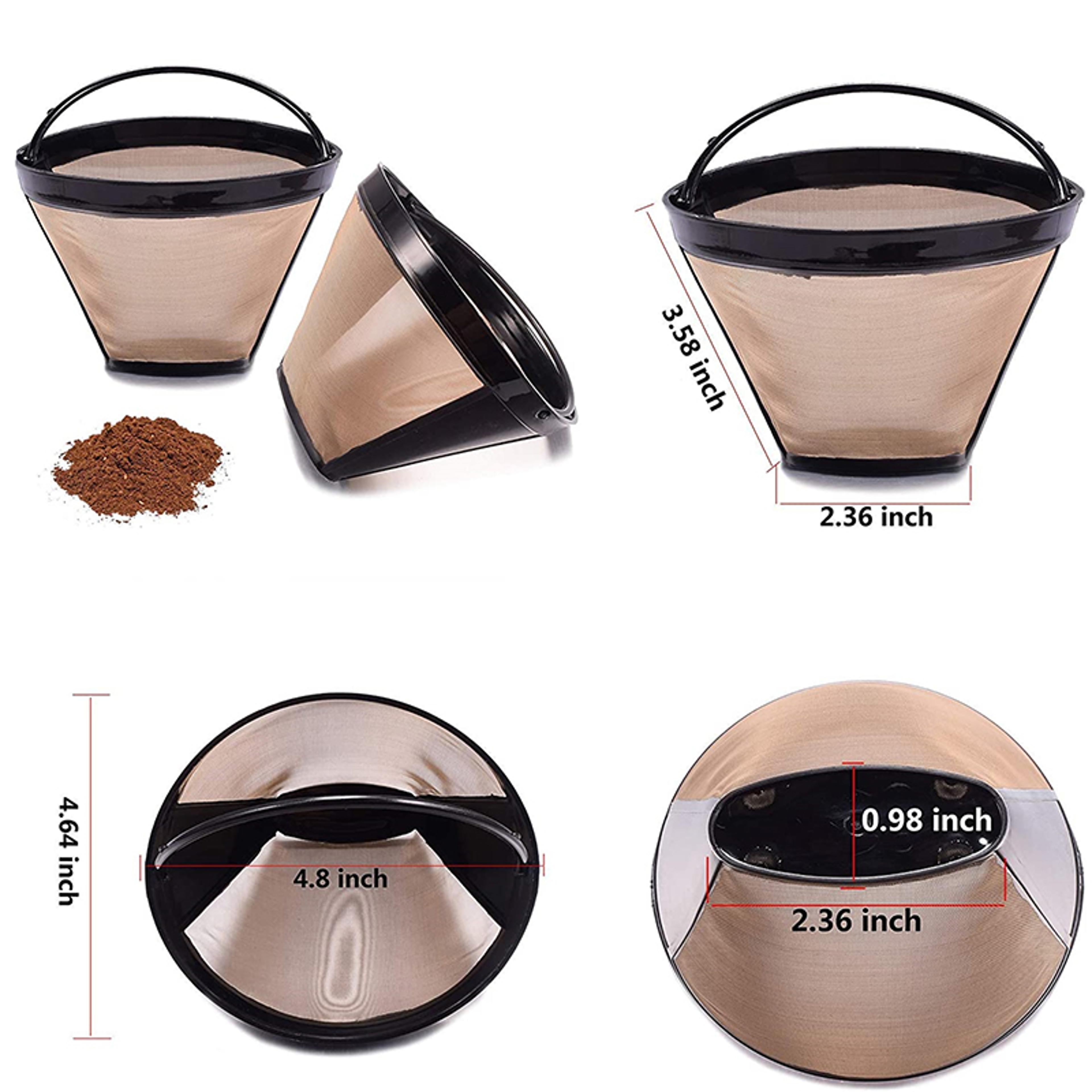 Cone Coffee Maker Filters For Ninja Coffee Bar Brewer Reusable Permanent Basket Filter 7