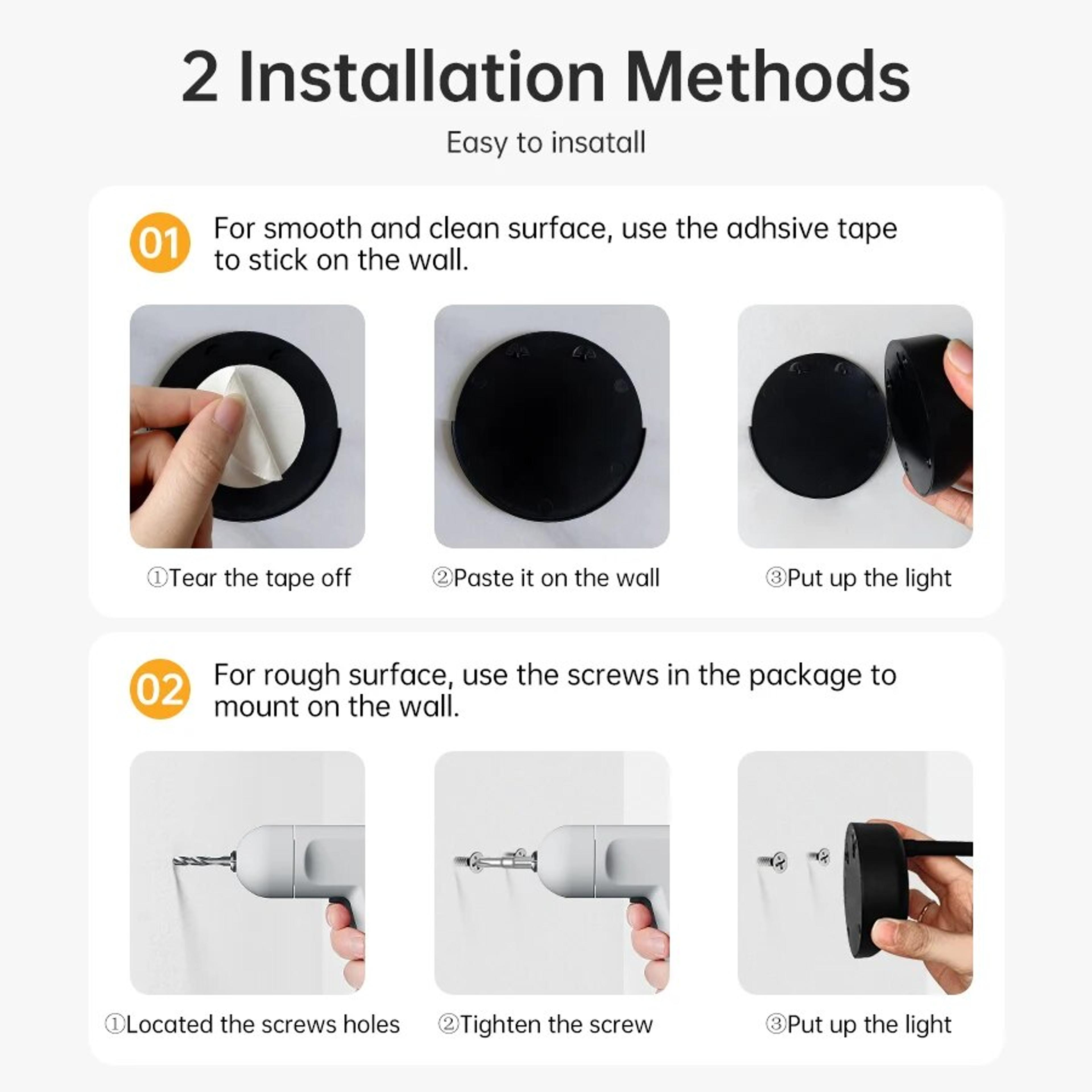 LED Night Light Wireless USB Motion Sensor Wall Lamp For Kitchen Bedroom Living Room Indoor Lightin 3