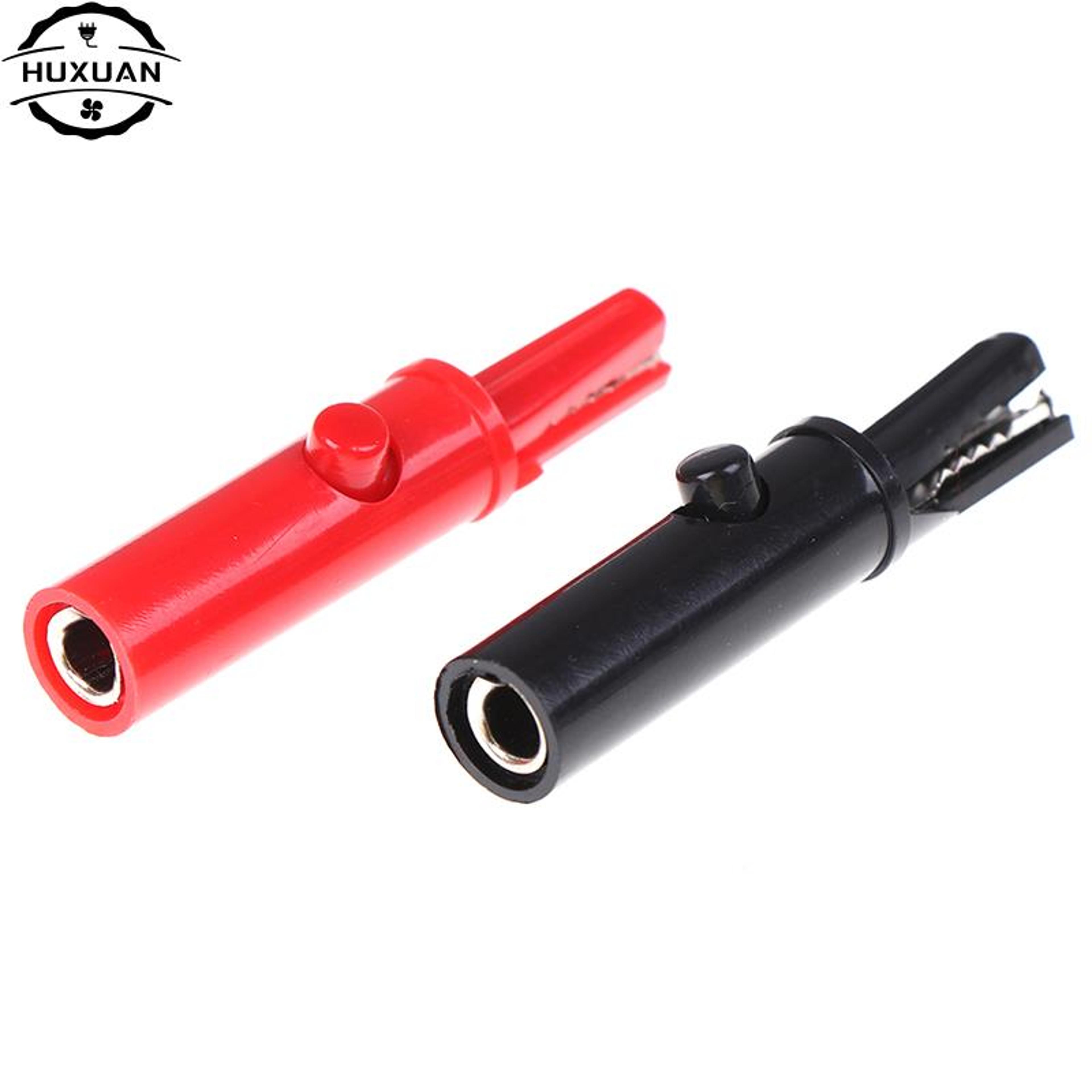 full protective push button type alligator clips for professional multimeter