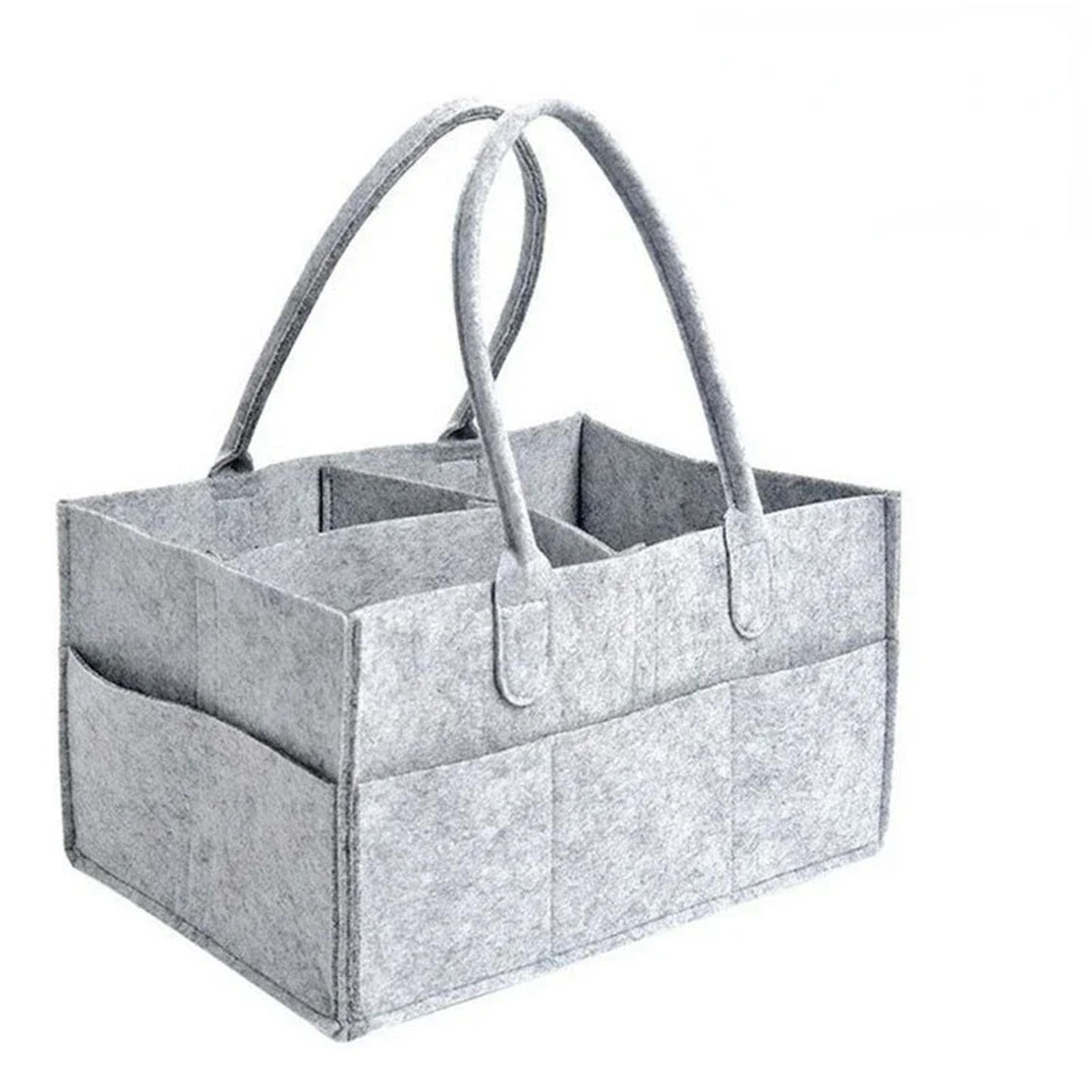 Childrens Felt Diaper Storage Bag For Baby Toys And Diapers Large Capacity Felt Diaper Bag 5