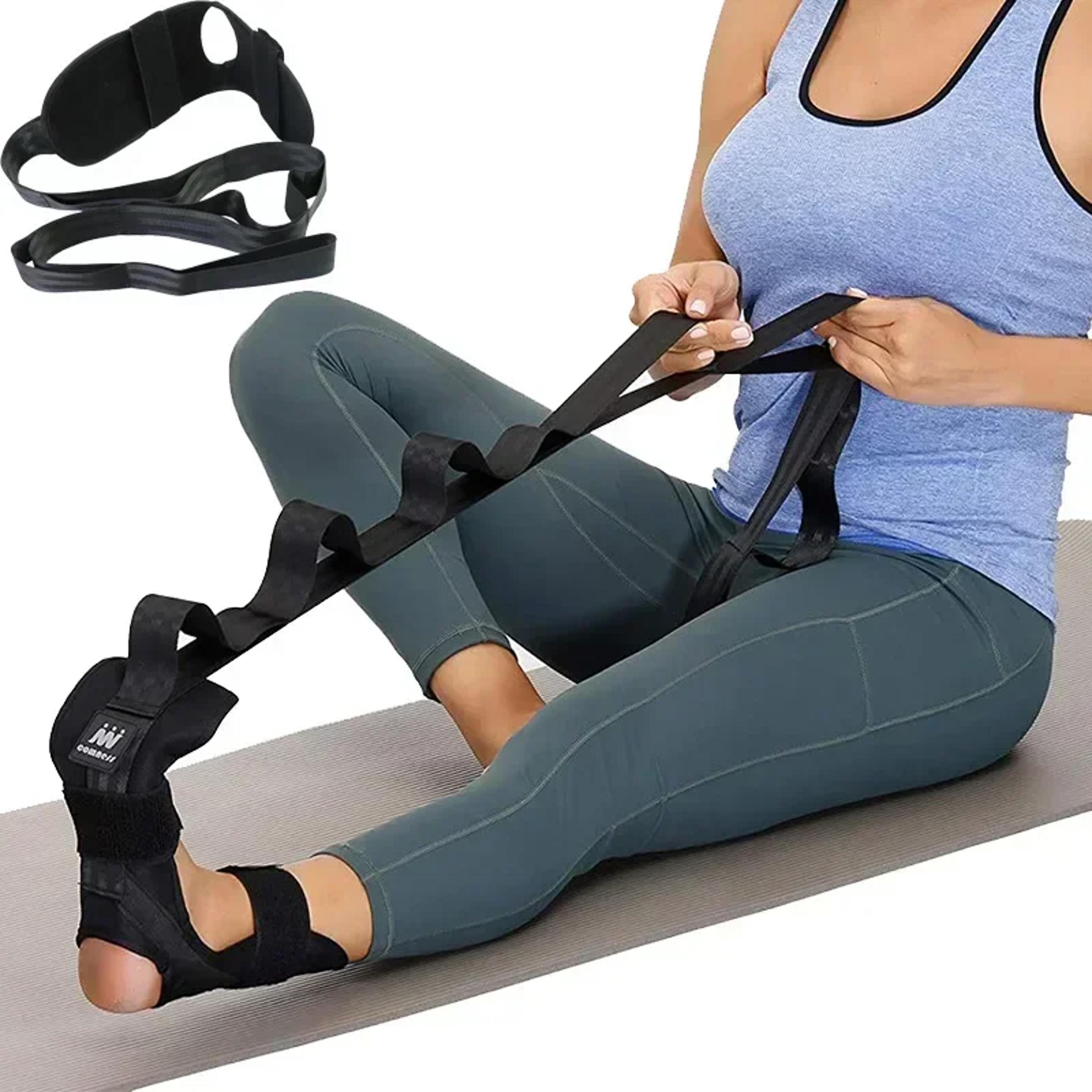 flexibility stretching band yoga leg stretching band foot care plantar fasciitis rehabilitation fitness belt