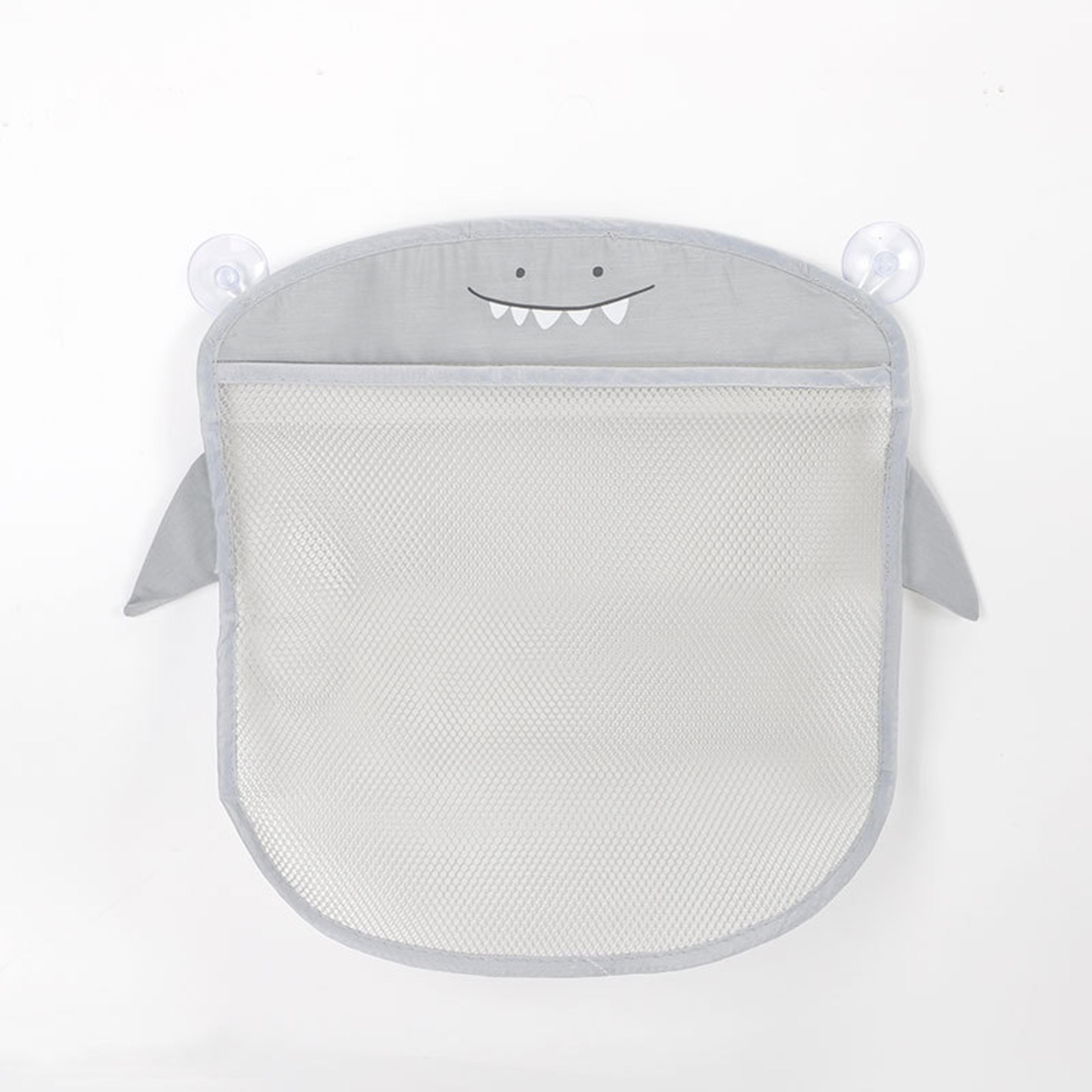 Baby Bath Toy Organizer Mesh Storage Bag Cartoon Animal Design Sucker For Bathtub Toys 6