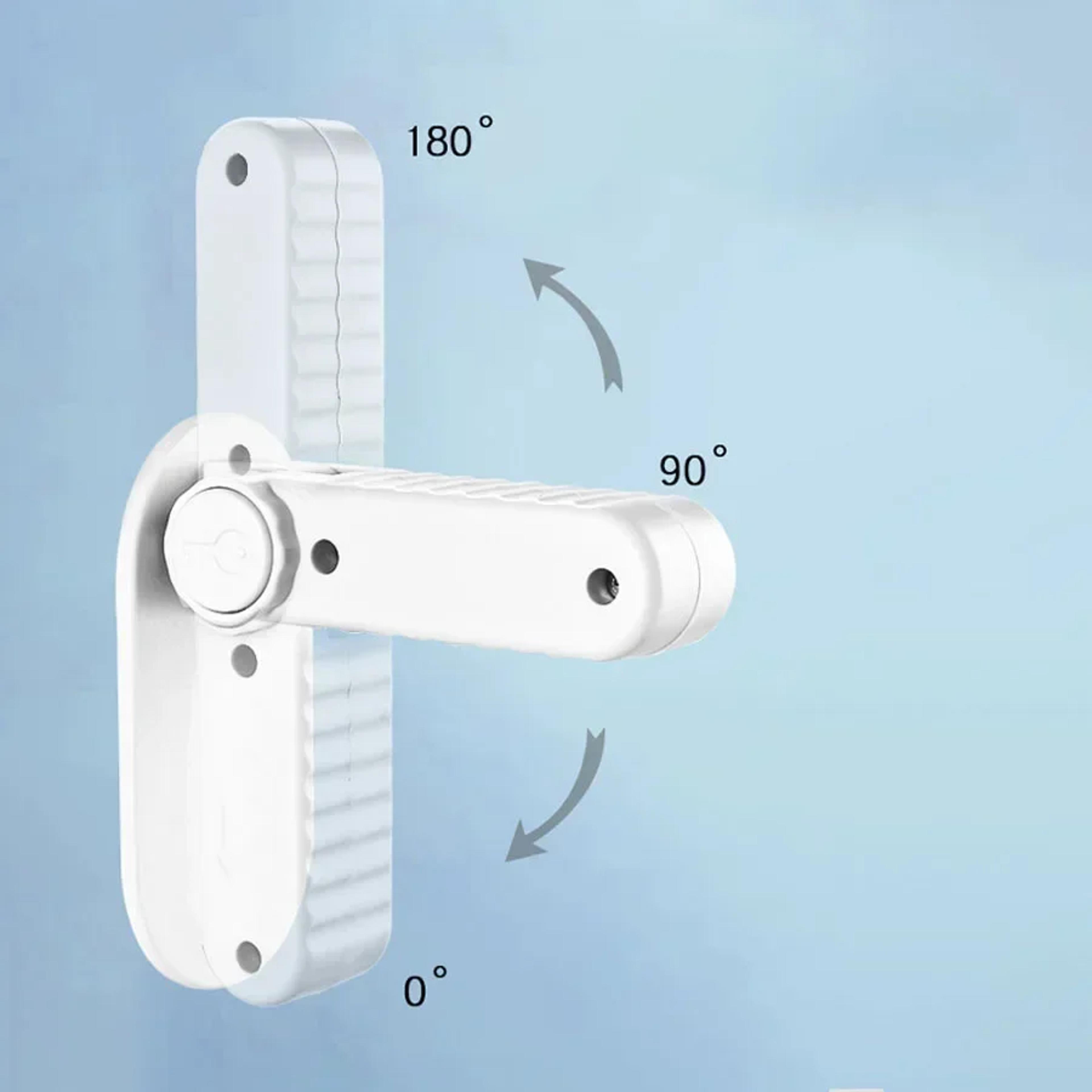 Universal Child Proof Handle Locks Baby Safety Locks Punchfree Door Lever Lock Multifunction Hidden 2