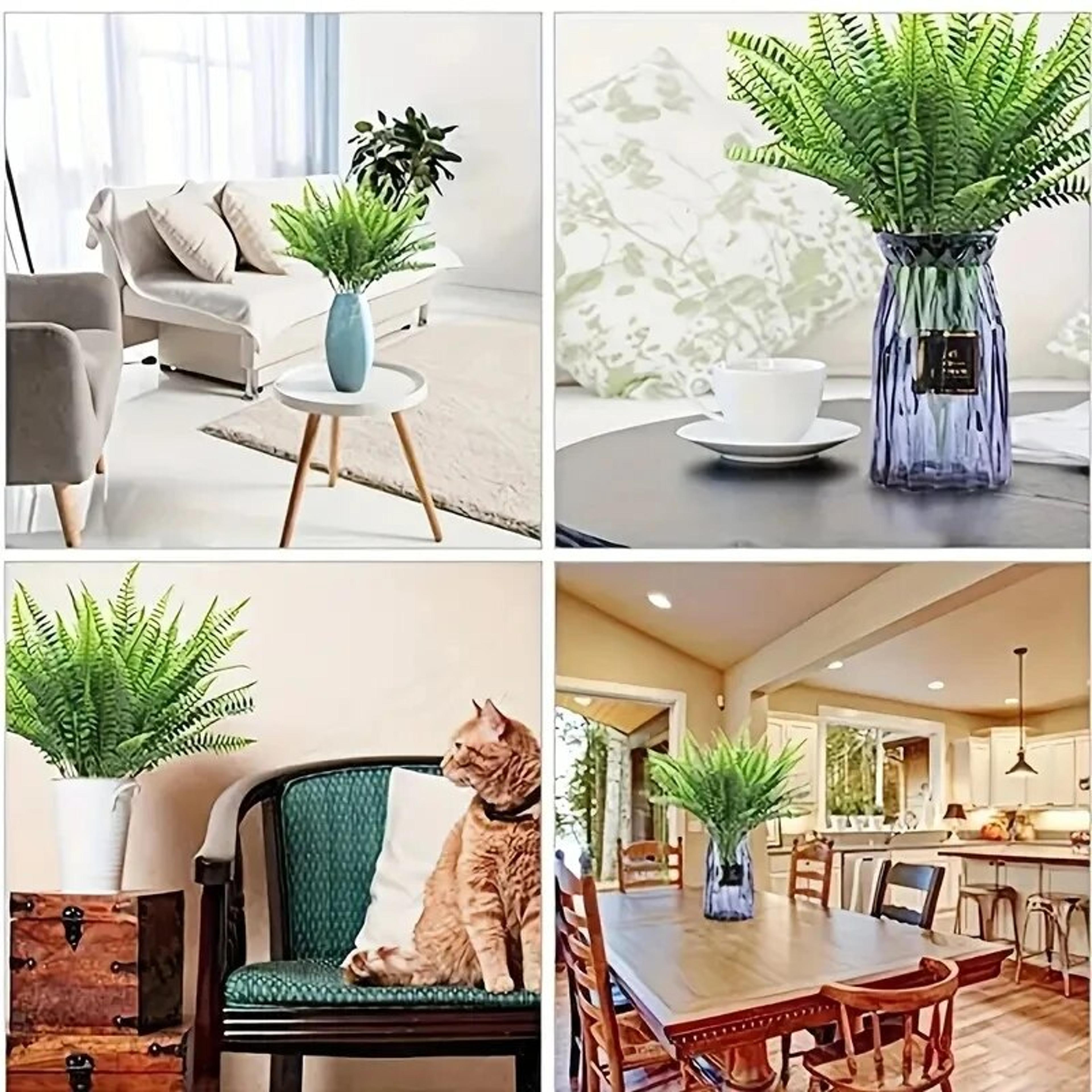 Artificial Plants Summer Decoration Fake Plants Greenery Artificial Plants Boston Ferns Outdoor UV  2