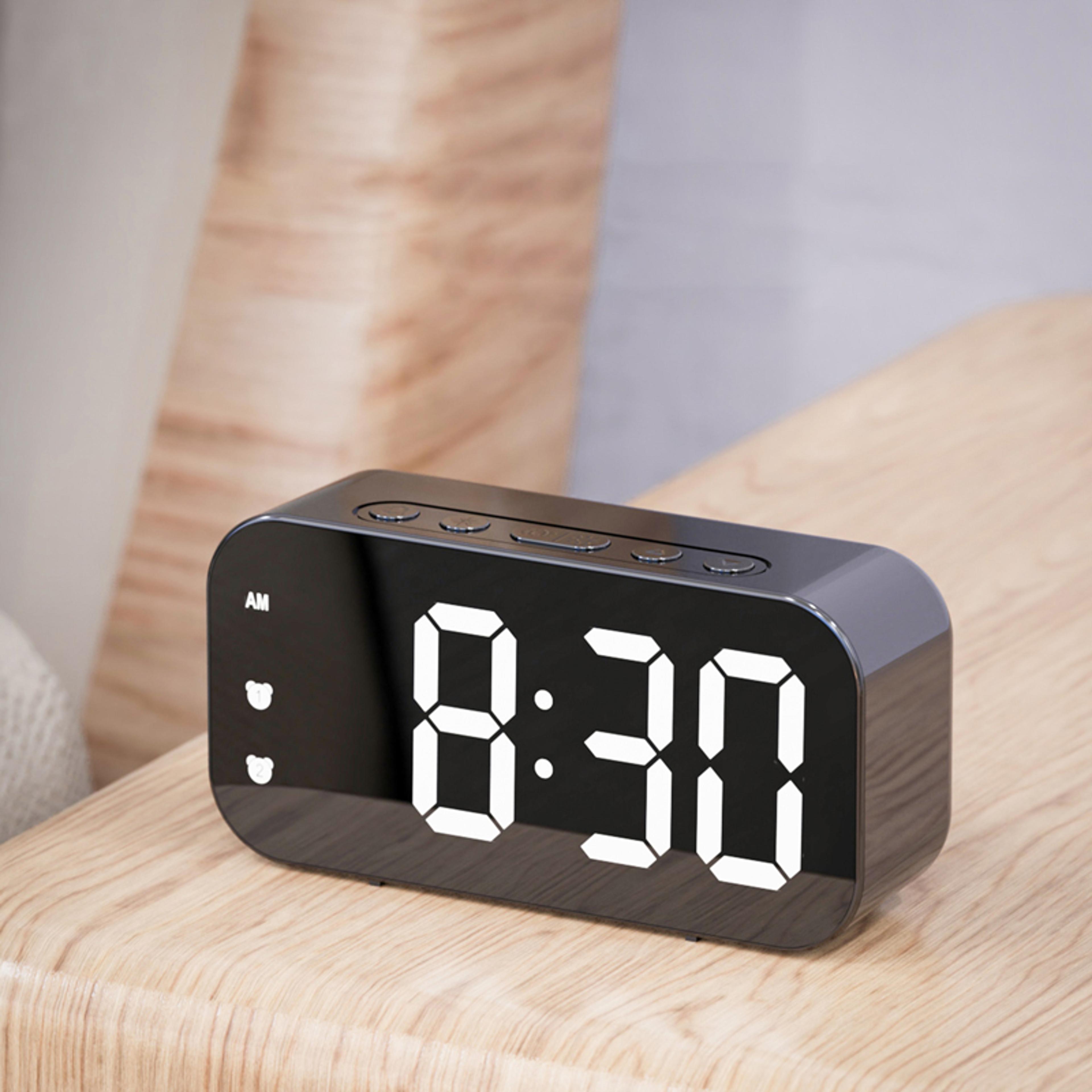 electronic digital clock, sound control temperature clock, led alarm clock, multi function silent clock