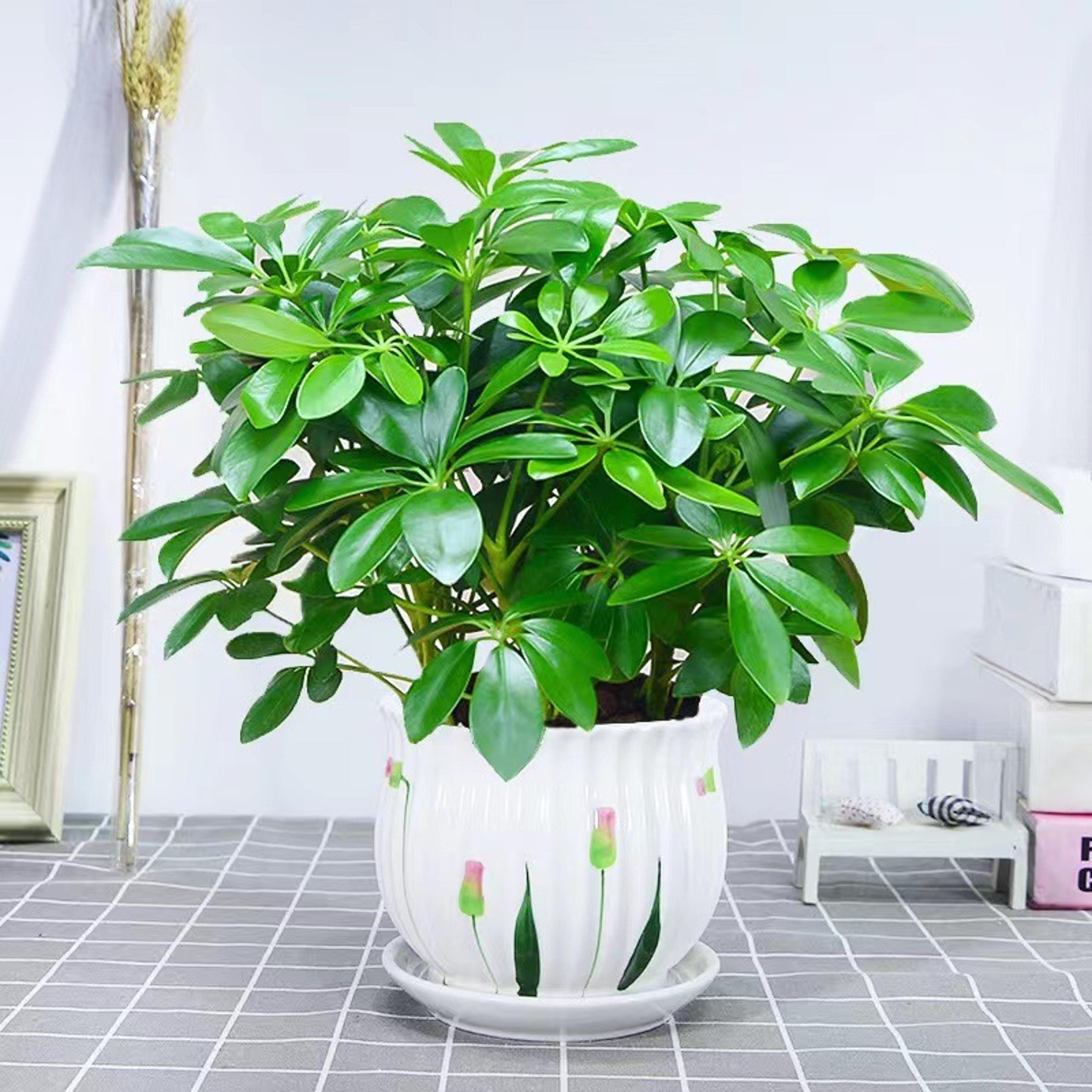 Artificial Plant Fake Leaves With Stem Living Room Hotel Office Decor 2