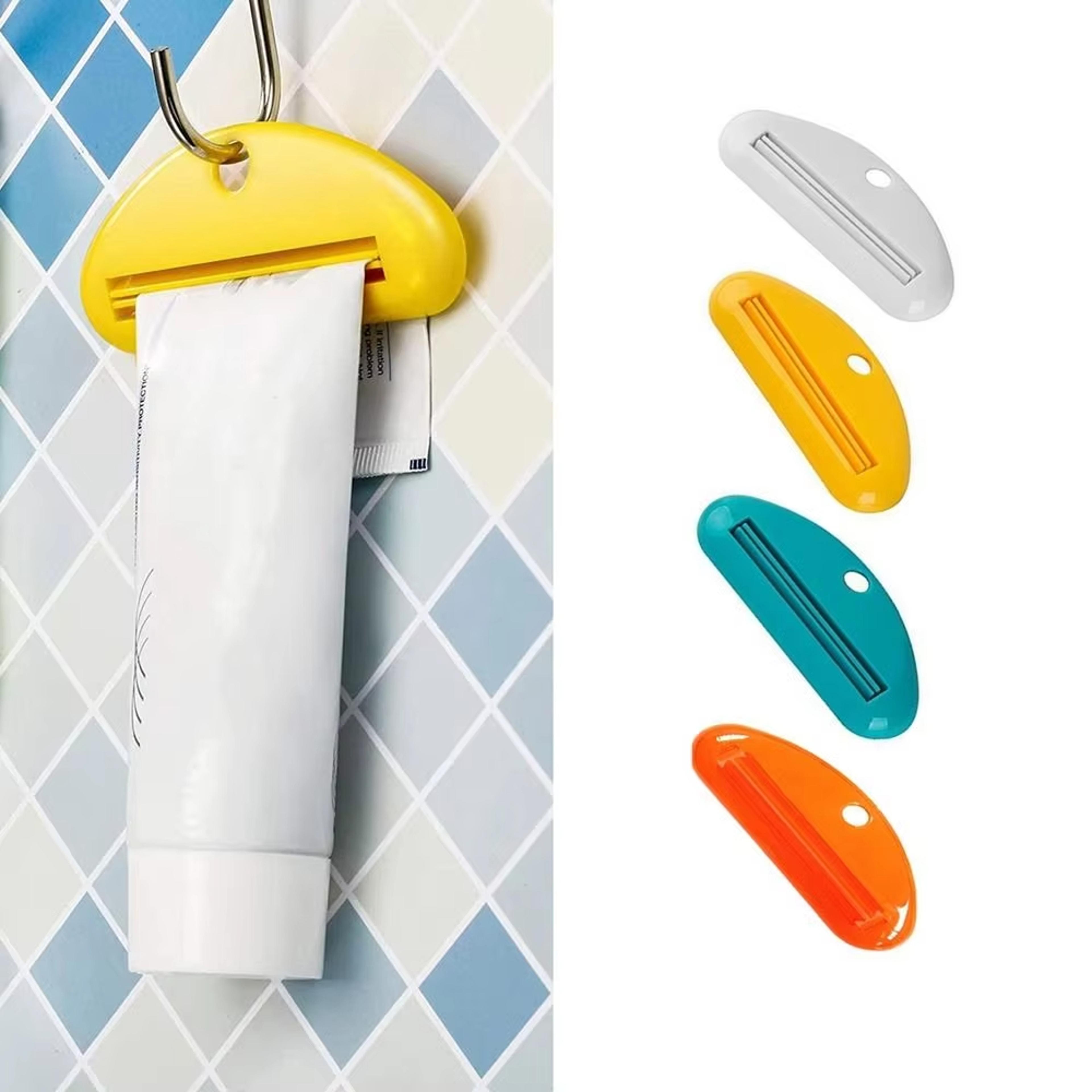 manual toothpaste squeezer dispenser multi-use tube clips for household bathroom and facial cleanser