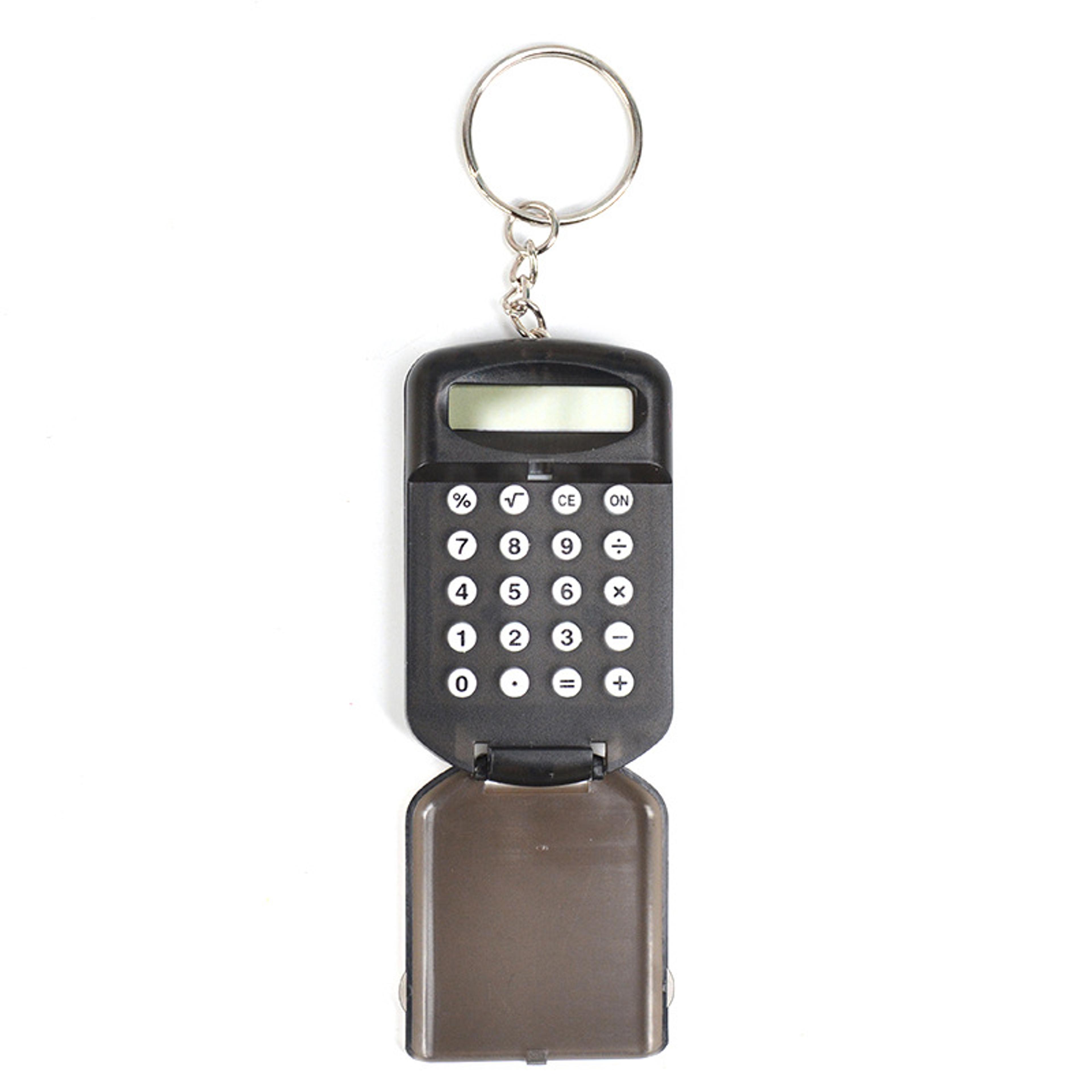 Cute Cartoon Mini Calculator With Keychain Digits Display Pocket Size For School Gifts And Kids 6