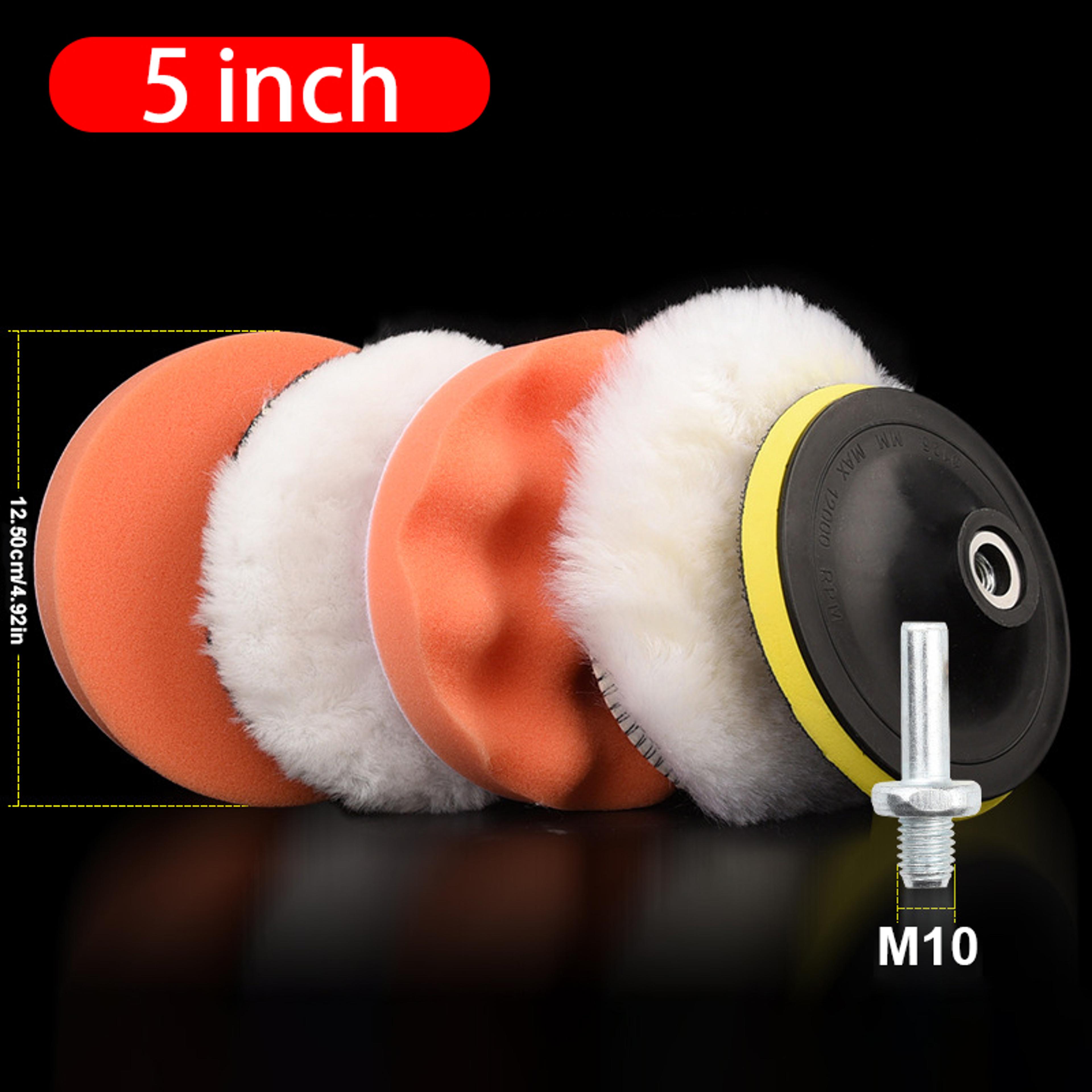 Car Polishing Sponge Pads Kit Foam Pad Buffer Kit Polishing Machine Wax Pads For Removing Scratches 7