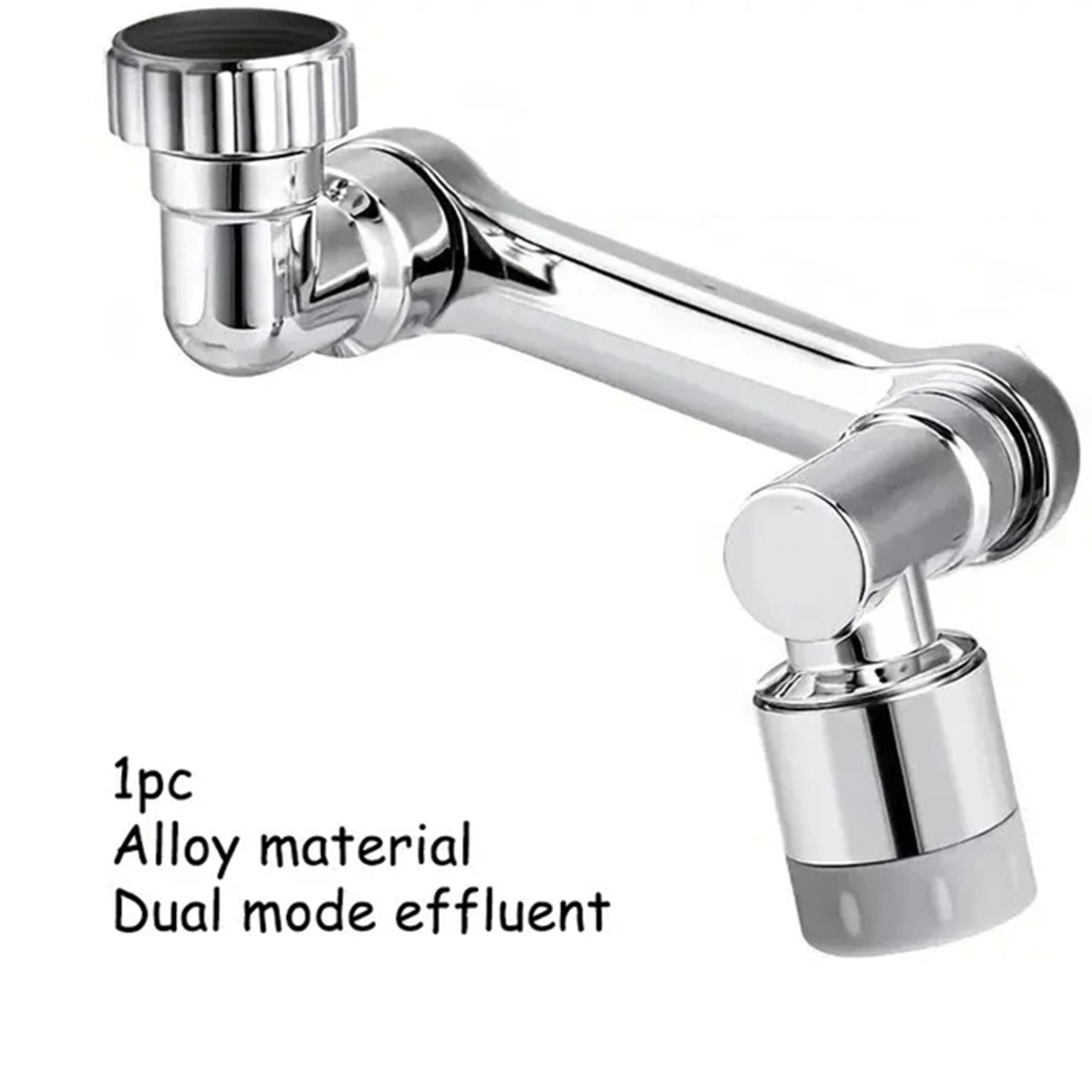 Swivel Faucet for Bathroom Sink Alloy Robotic Arm 1080 Rotating Faucet Extender