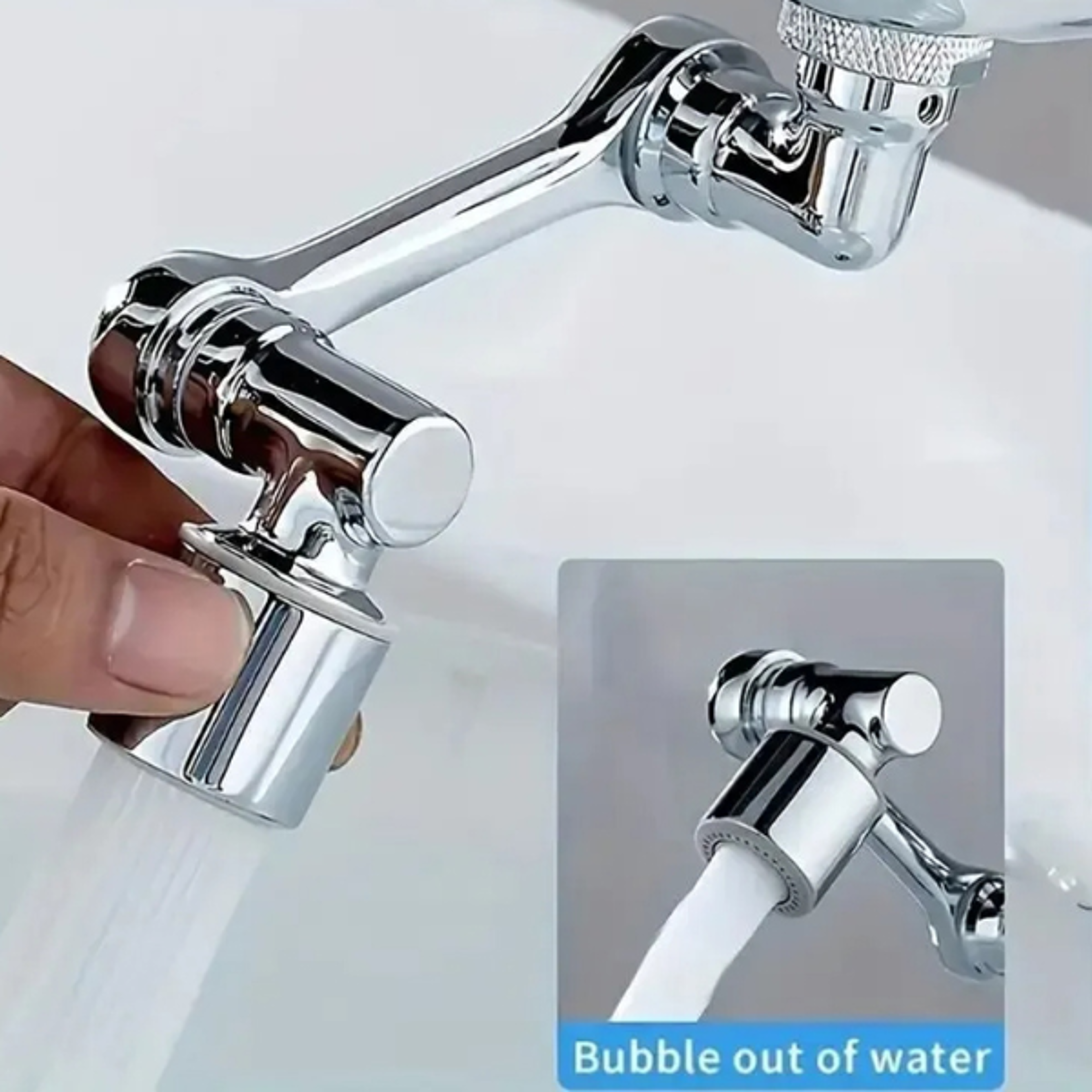 faucet extender alloy robotic arm rotating universal faucet extension for bathroom sink